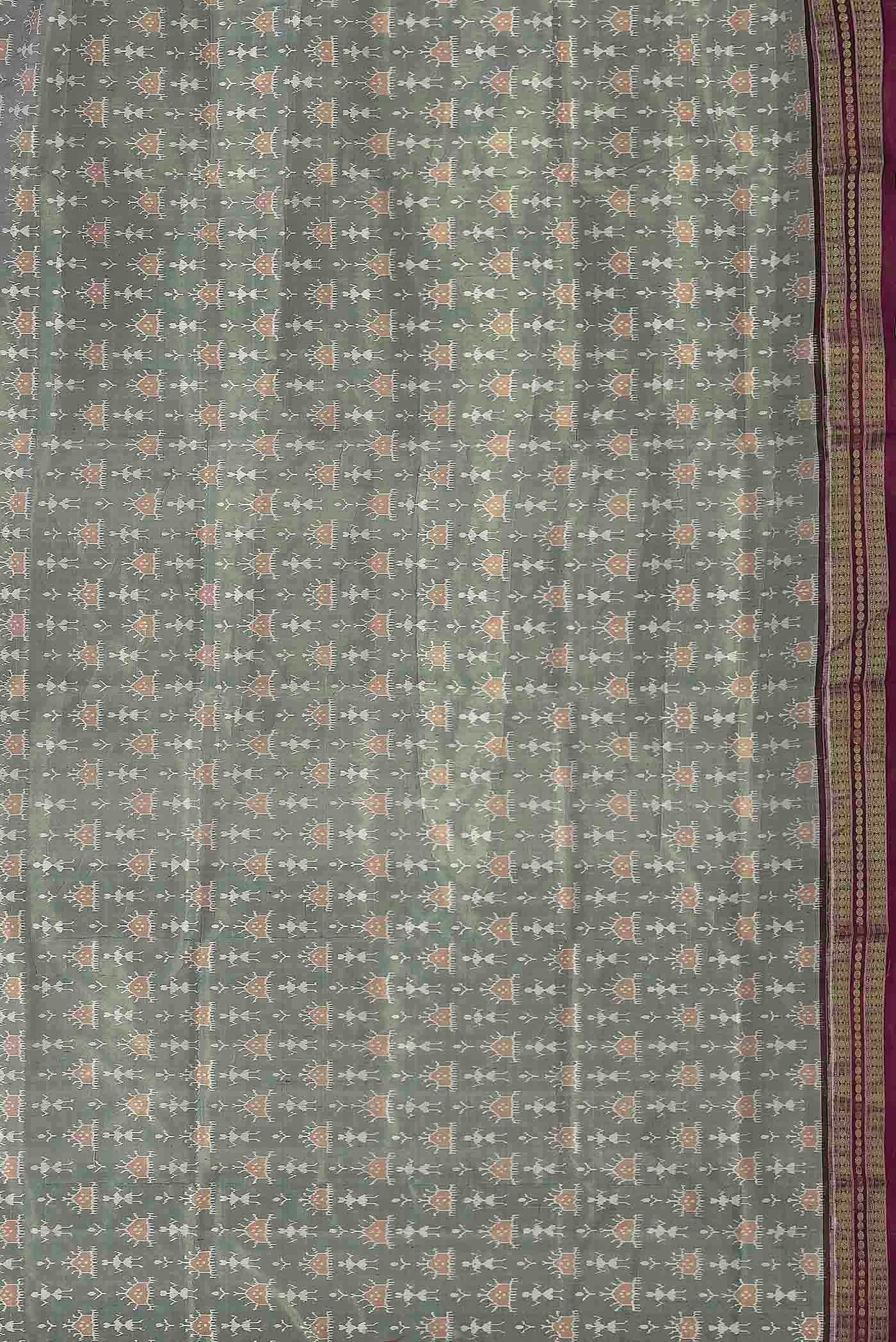 Green Orissa Silk Saree