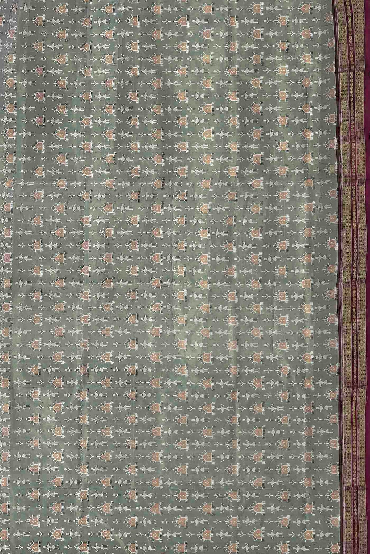 Green Orissa Silk Saree