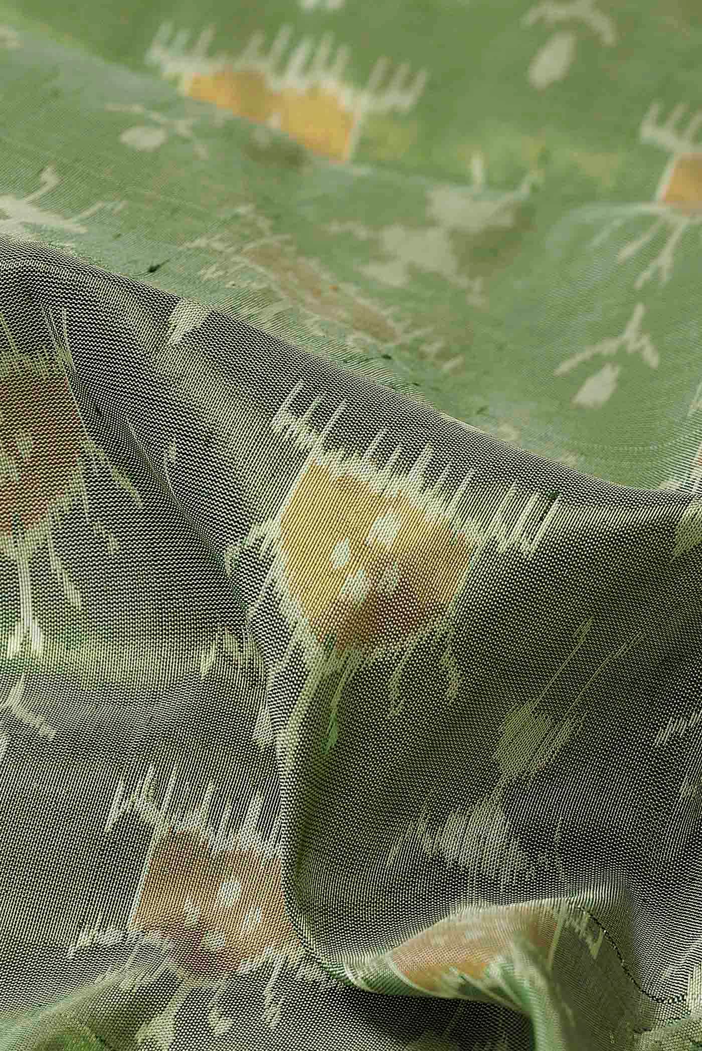 Green Orissa Silk Saree