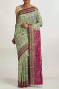Green Orissa Silk Saree