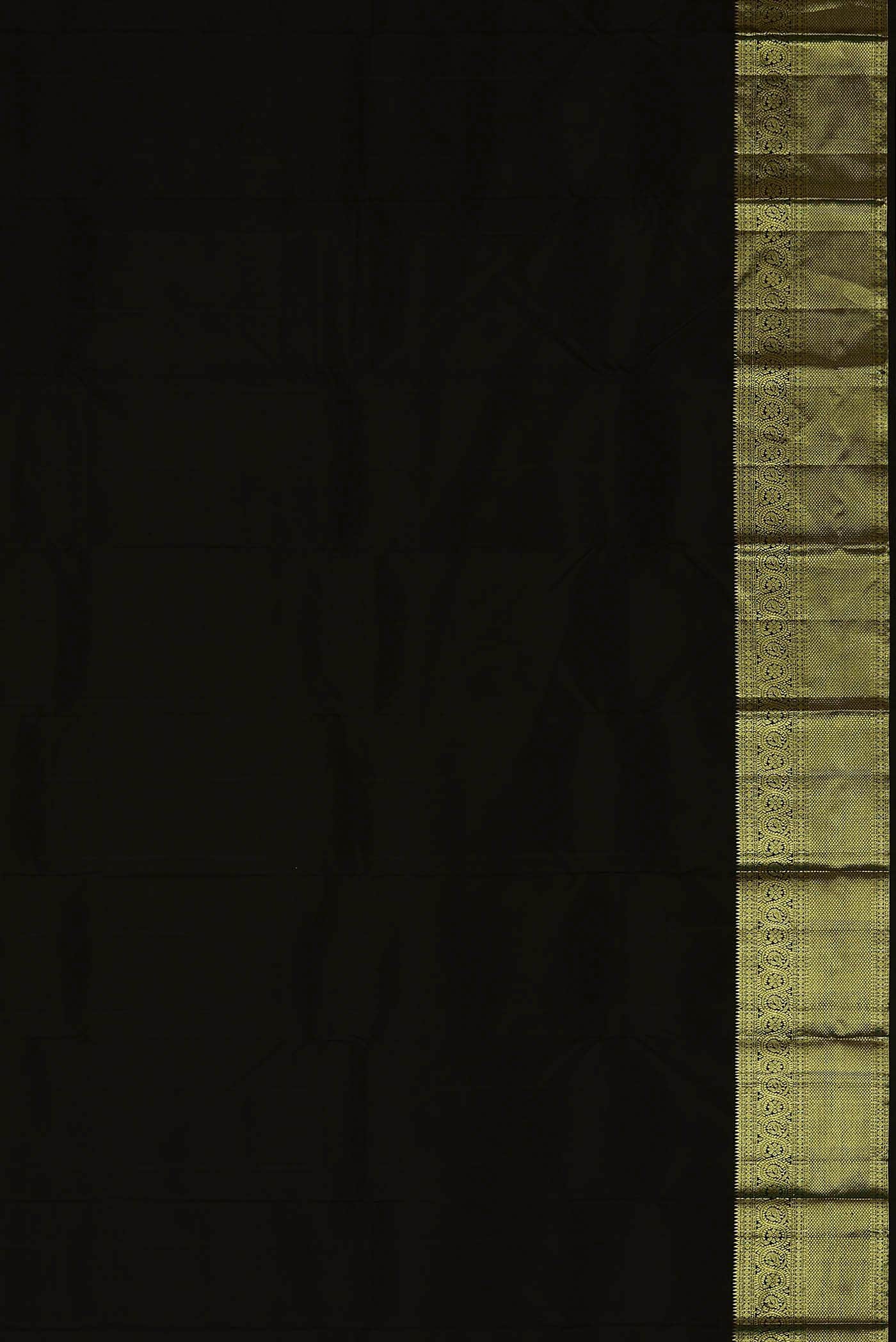 Black Kanchipuram Silk Saree