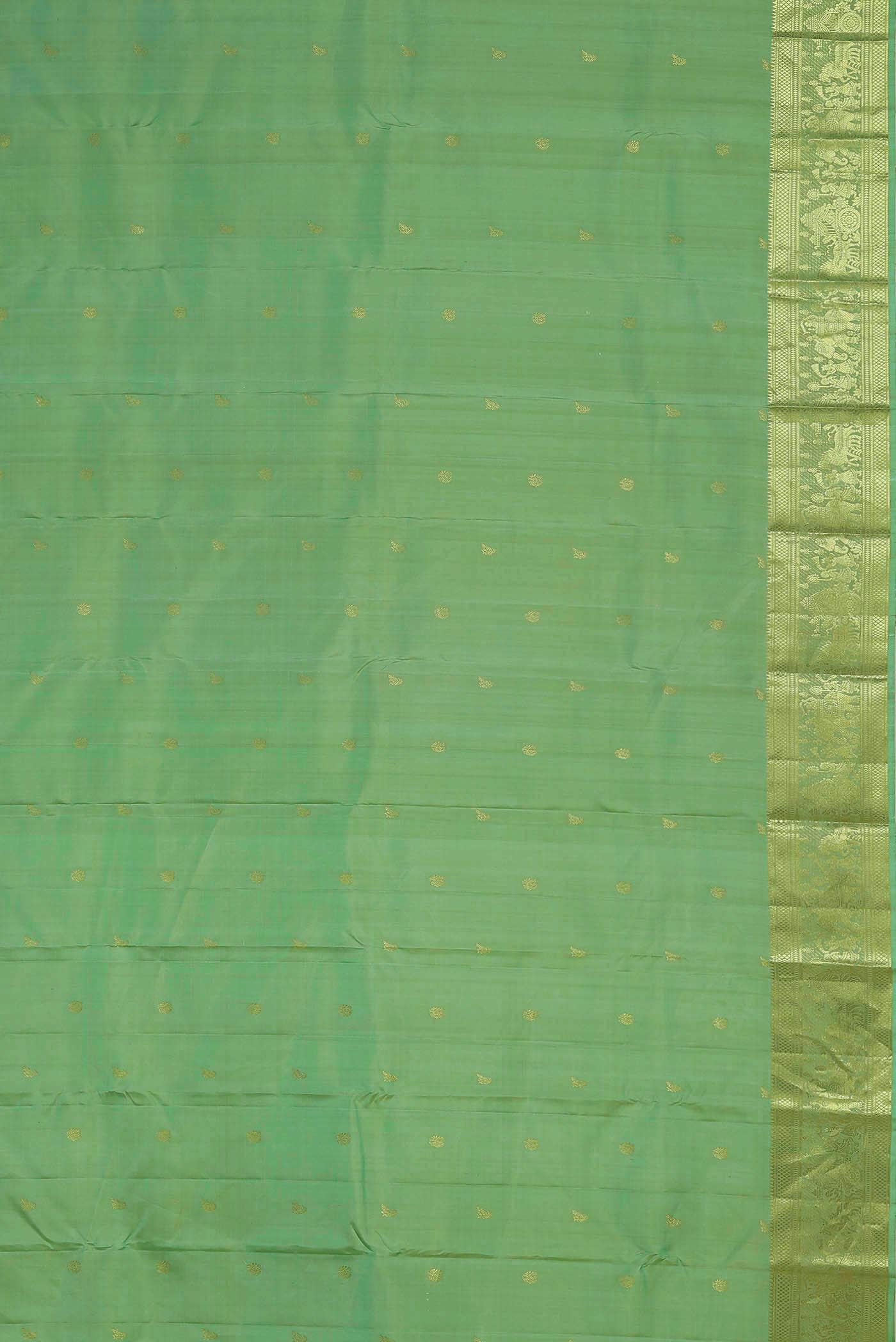 Green Kanchipuram Silk Saree