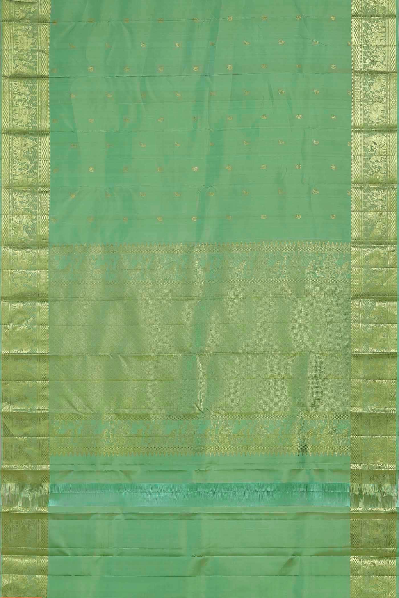 Green Kanchipuram Silk Saree