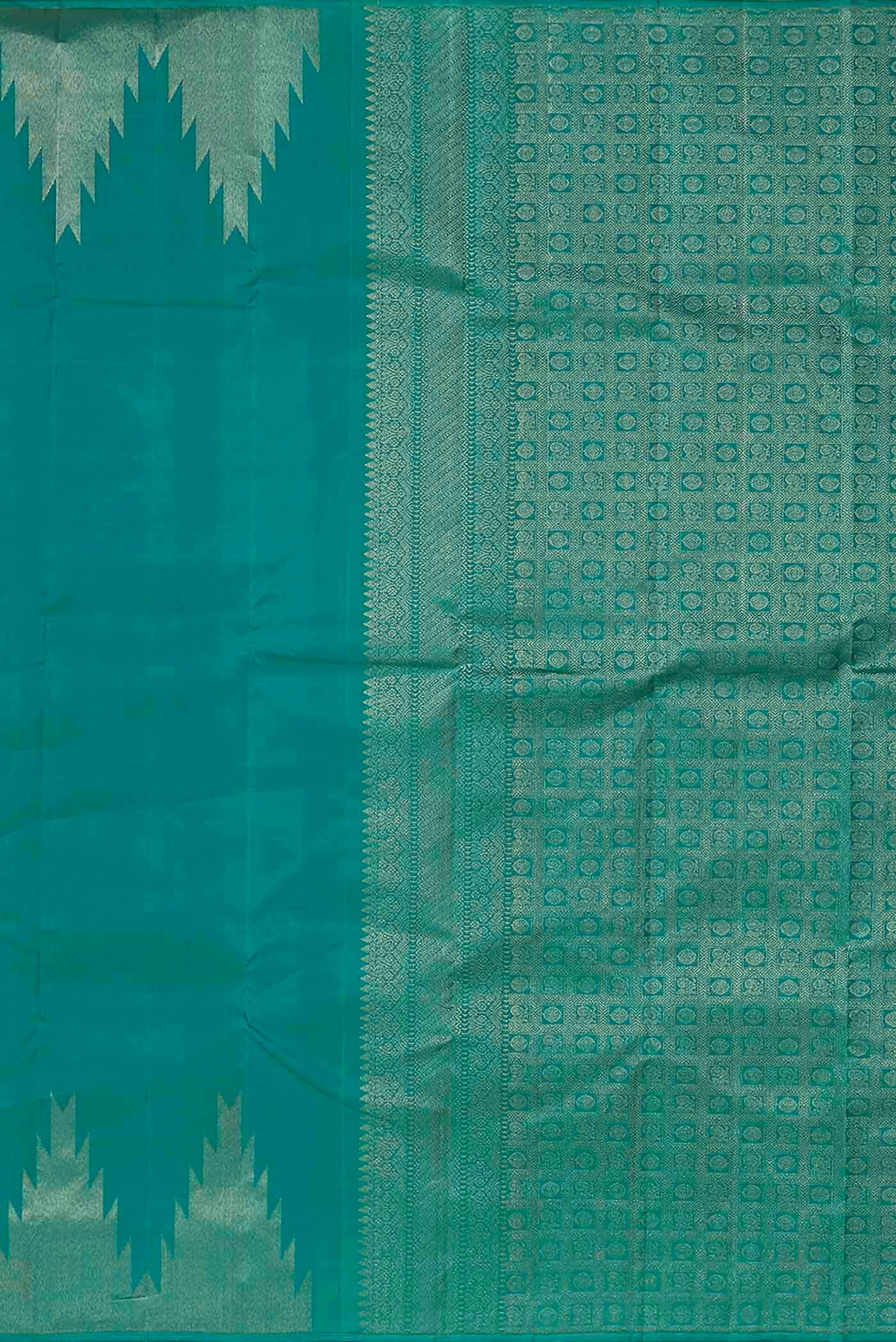 Blue Kanchipuram Silk Saree