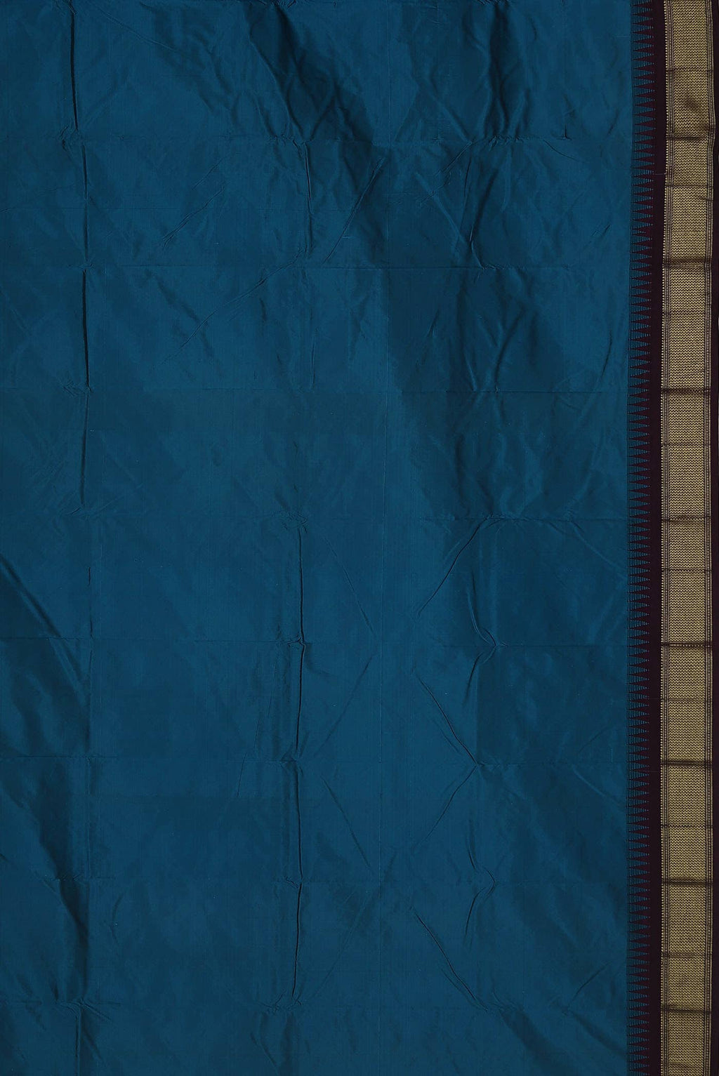 Blue Blended Bangalore Silk Saree