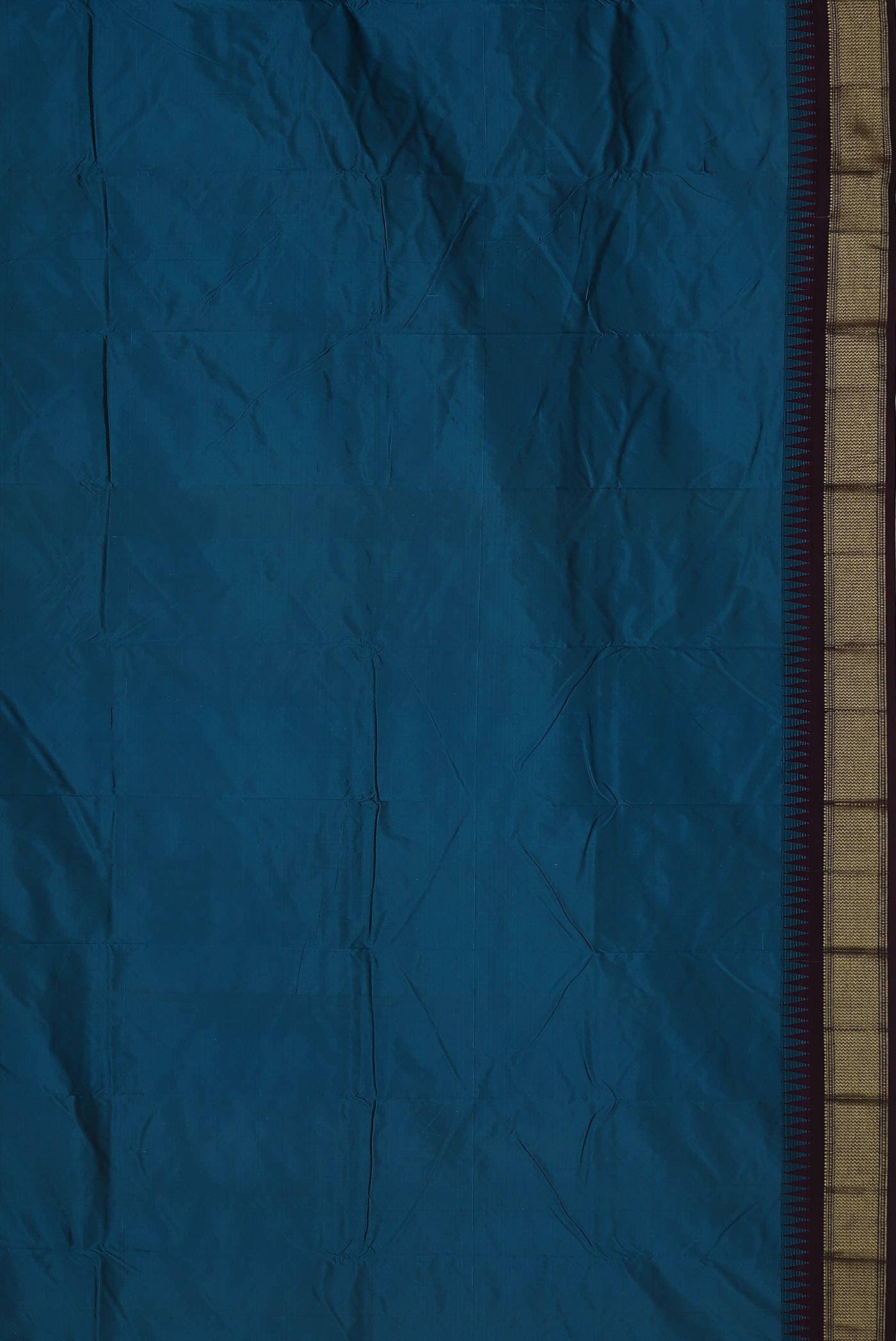 Blue Blended Bangalore Silk Saree