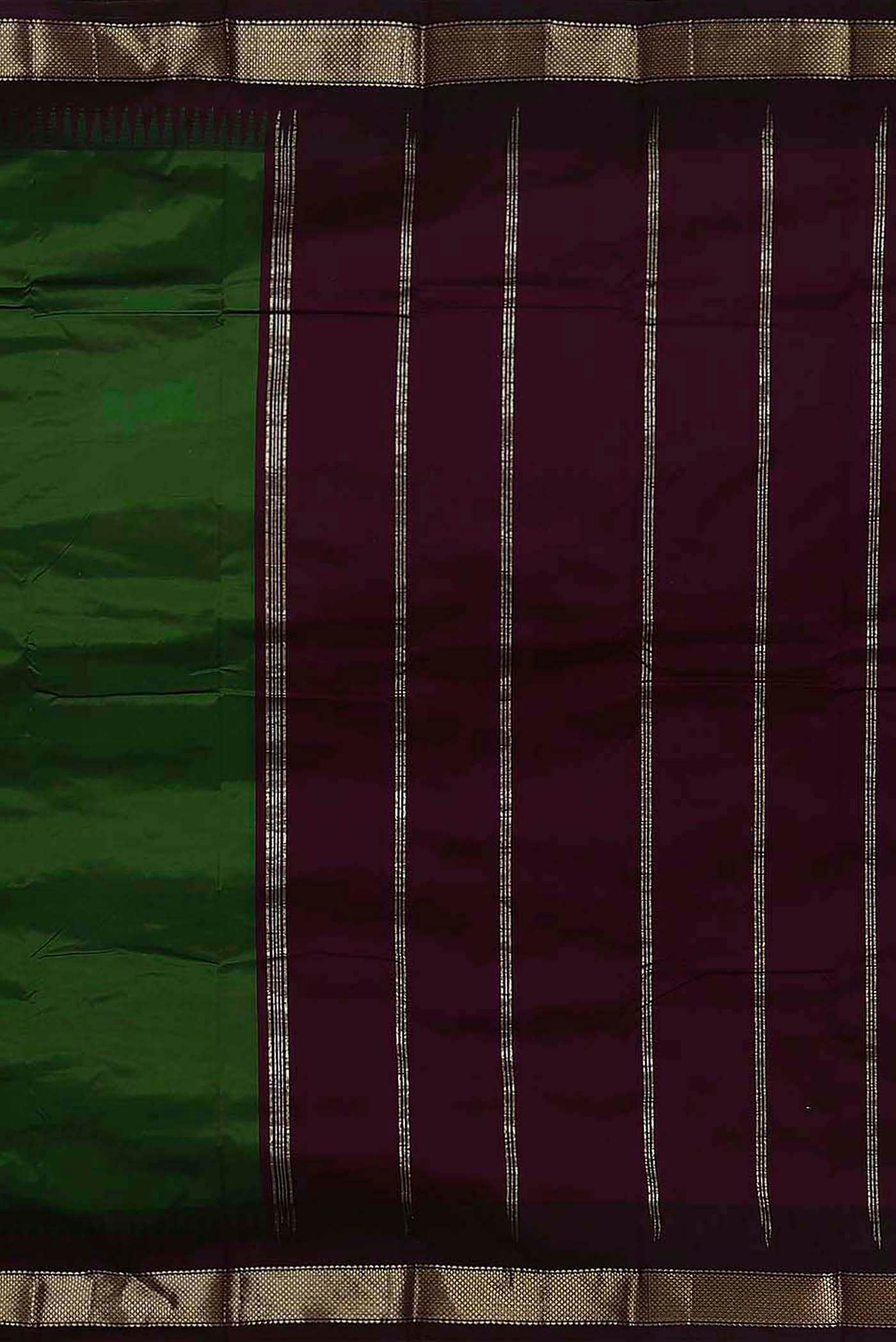 Green Bangalore Silk Saree