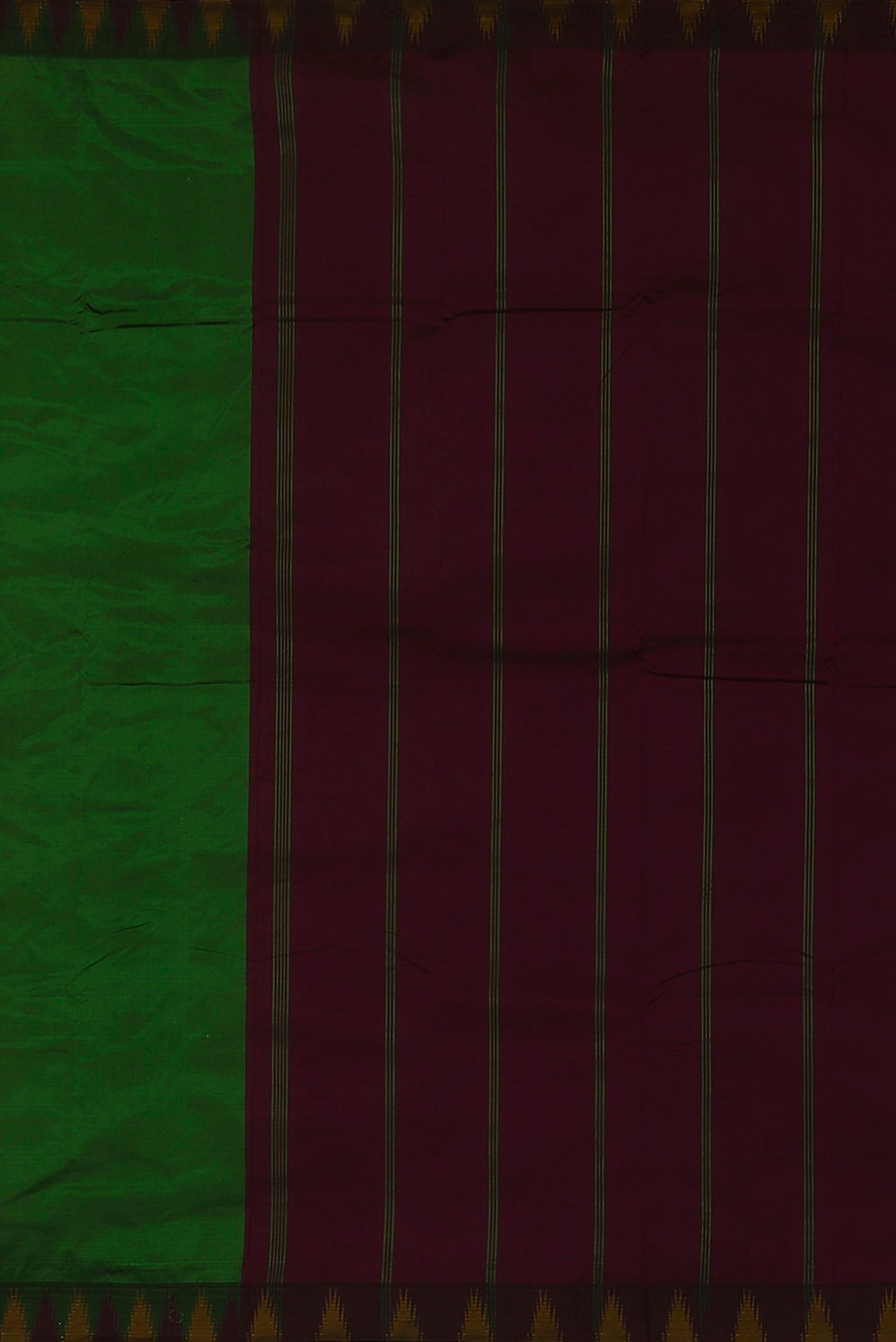 Green Bangalore Silk Saree