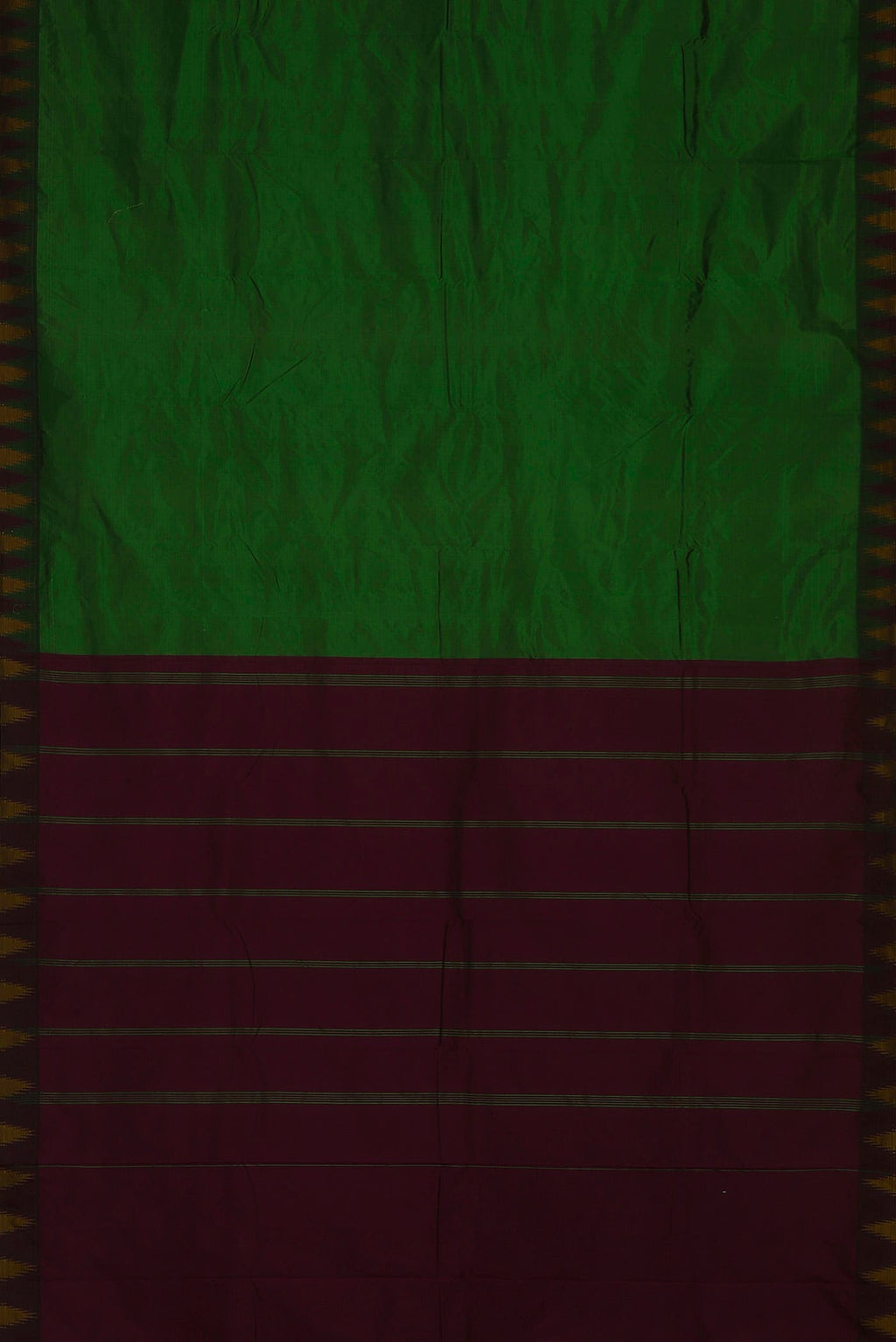 Green Bangalore Silk Saree