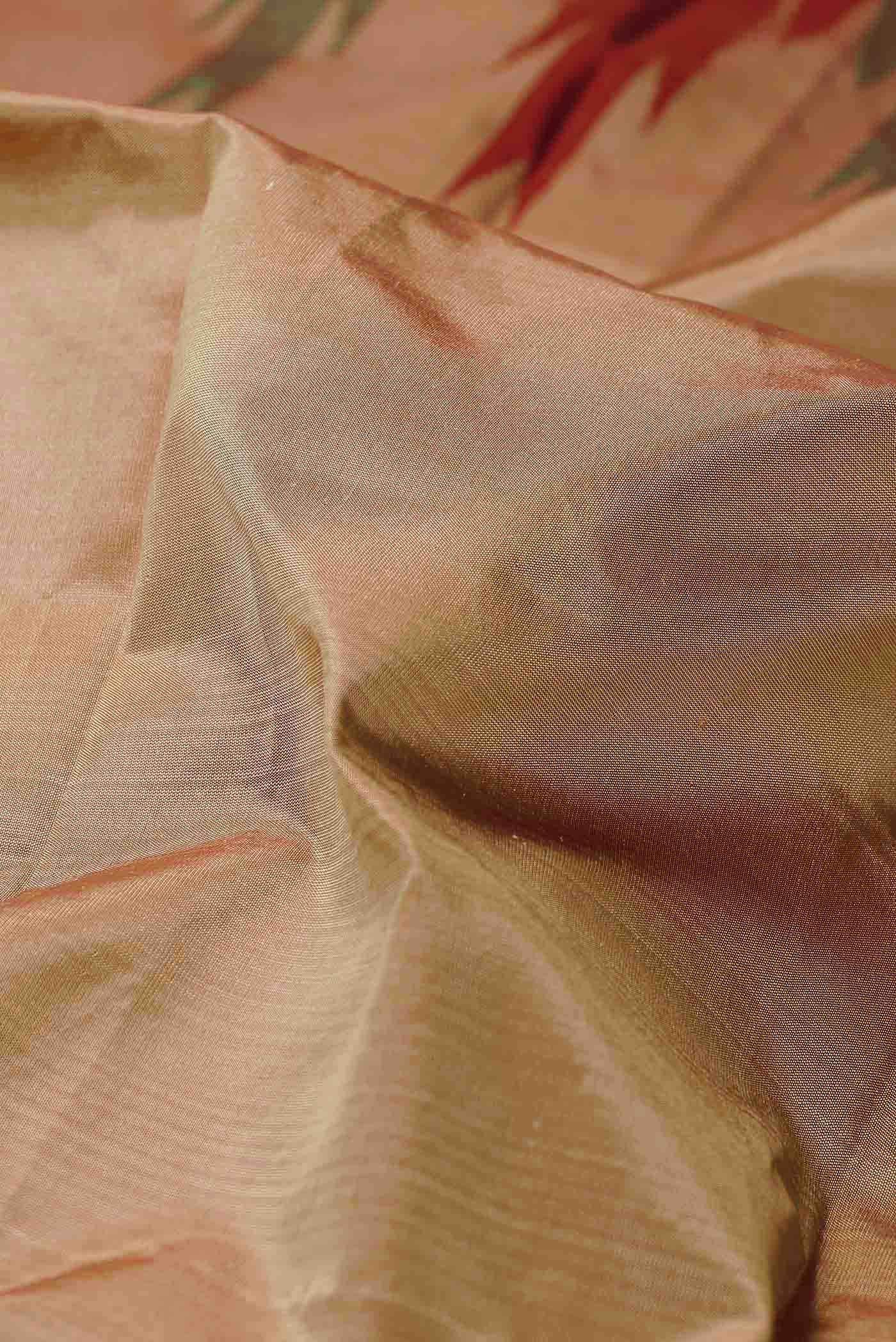 Brown Blended Bangalore Silk Saree