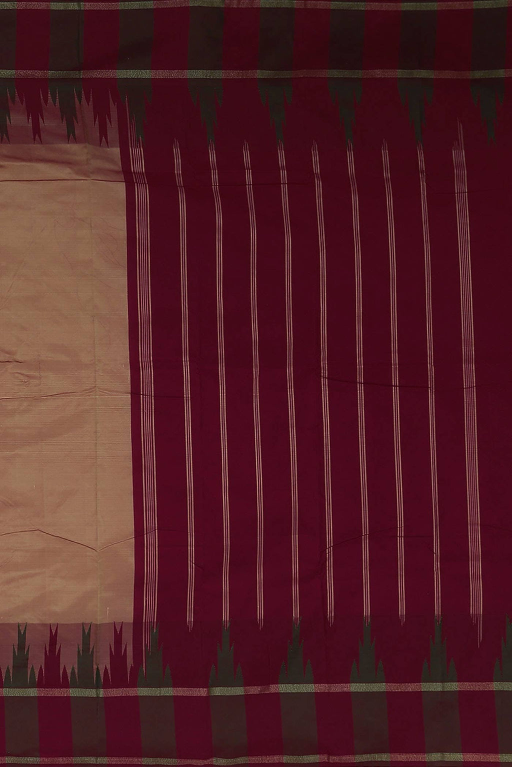 Brown Blended Bangalore Silk Saree
