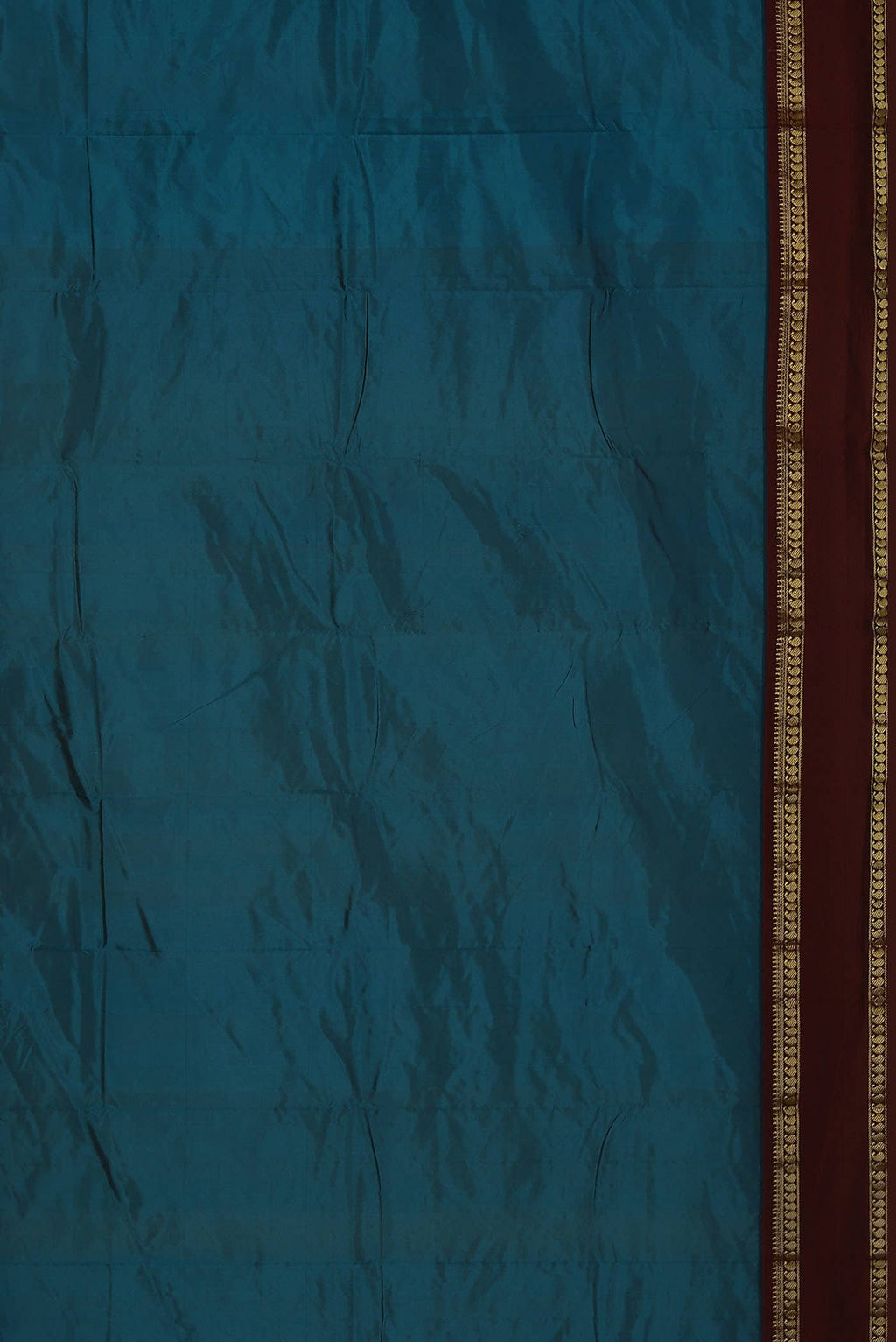 Blue Blended Bangalore Silk Saree
