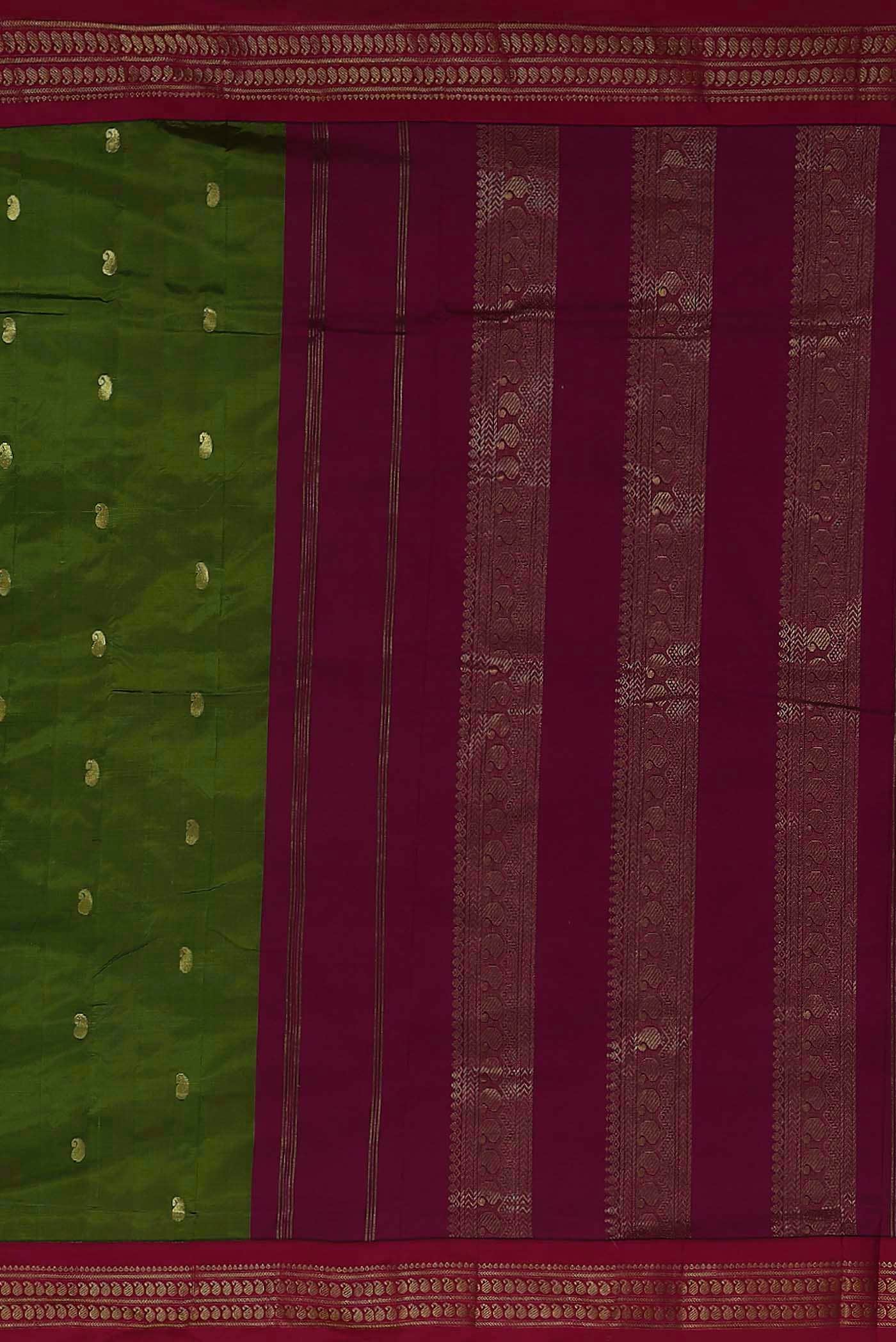 Green Bangalore Silk Saree