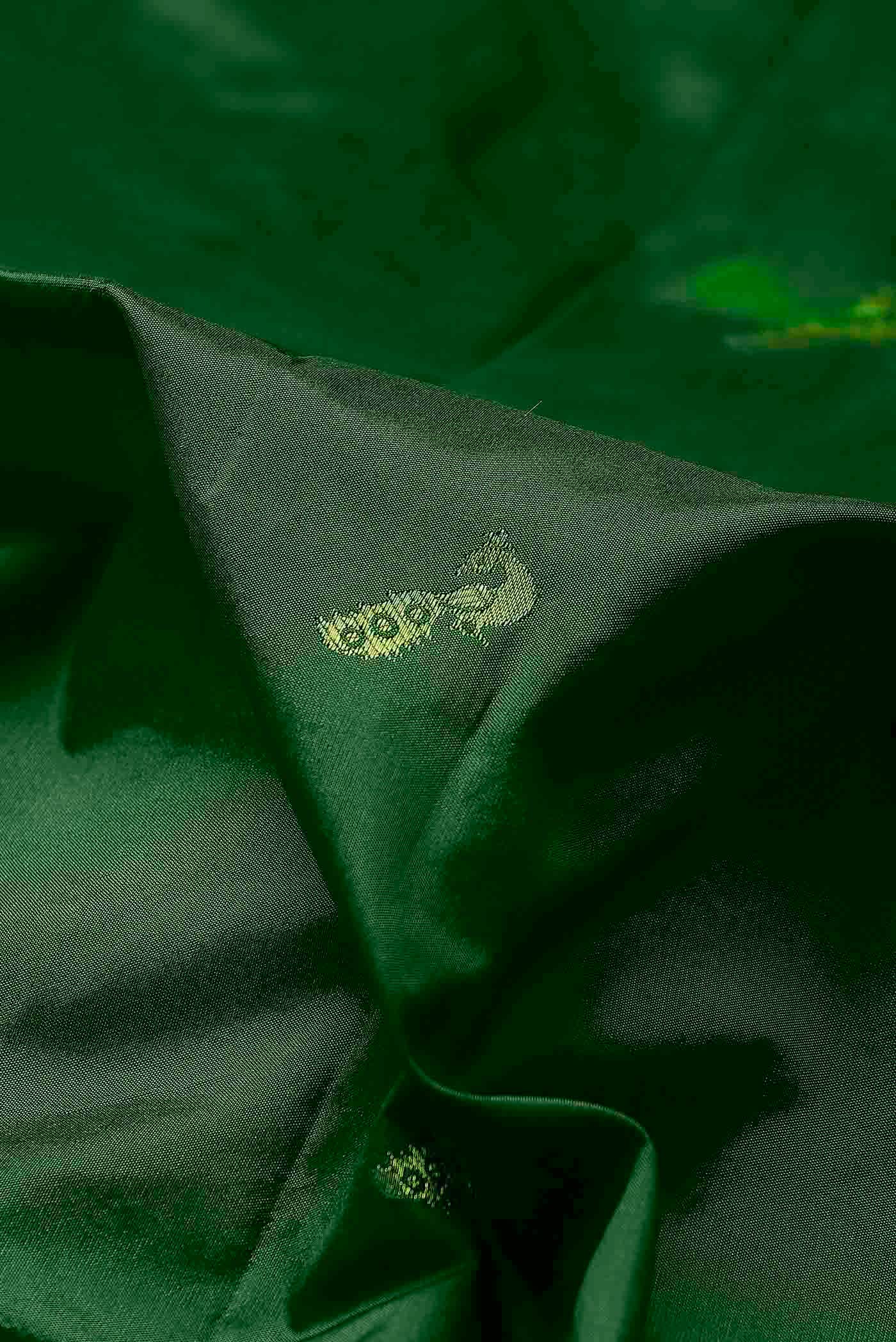 Green Blended Bangalore Silk Saree