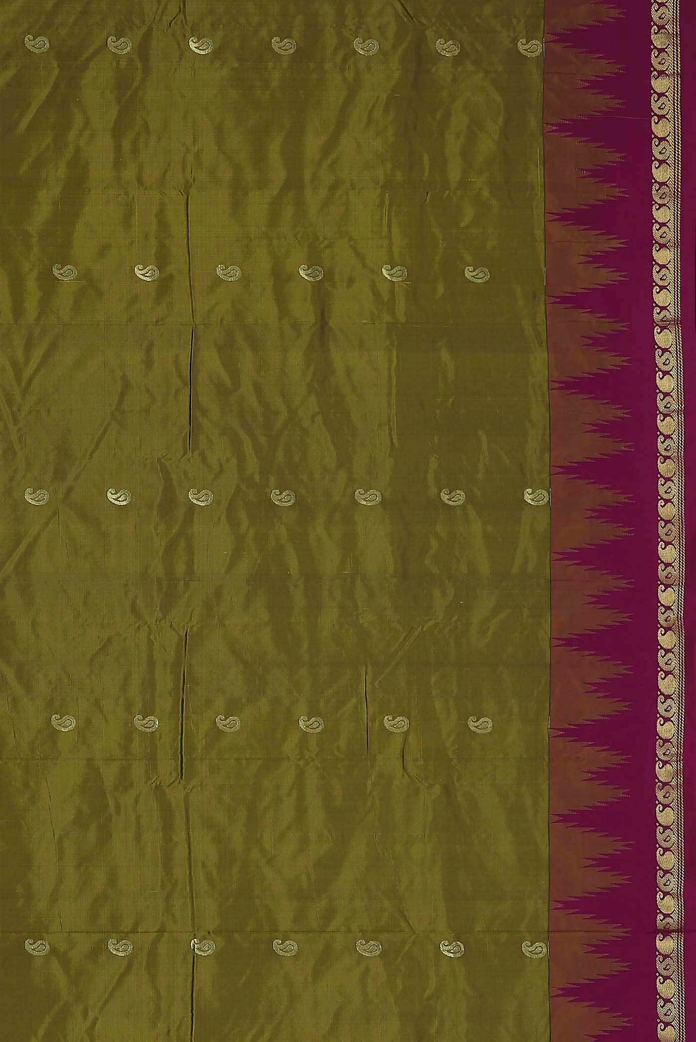 Green Bangalore Silk Saree