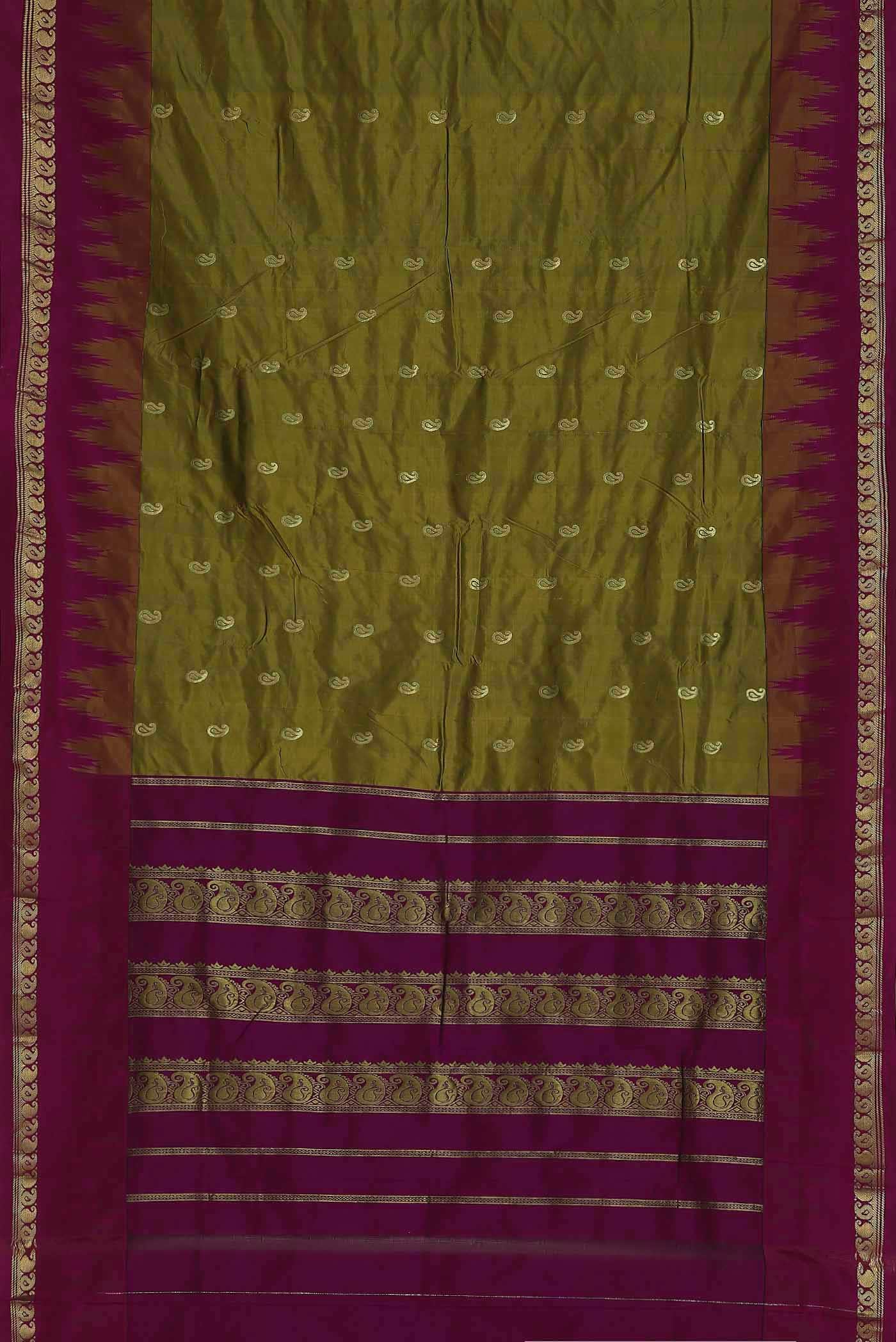 Green Bangalore Silk Saree
