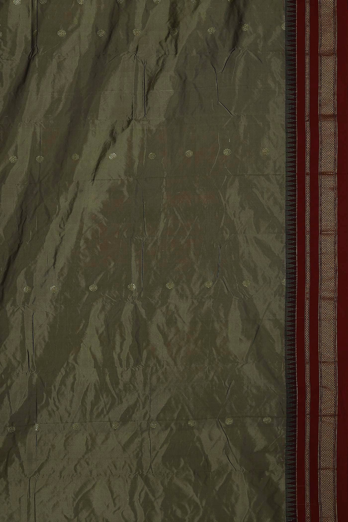Beige Bangalore Silk Saree
