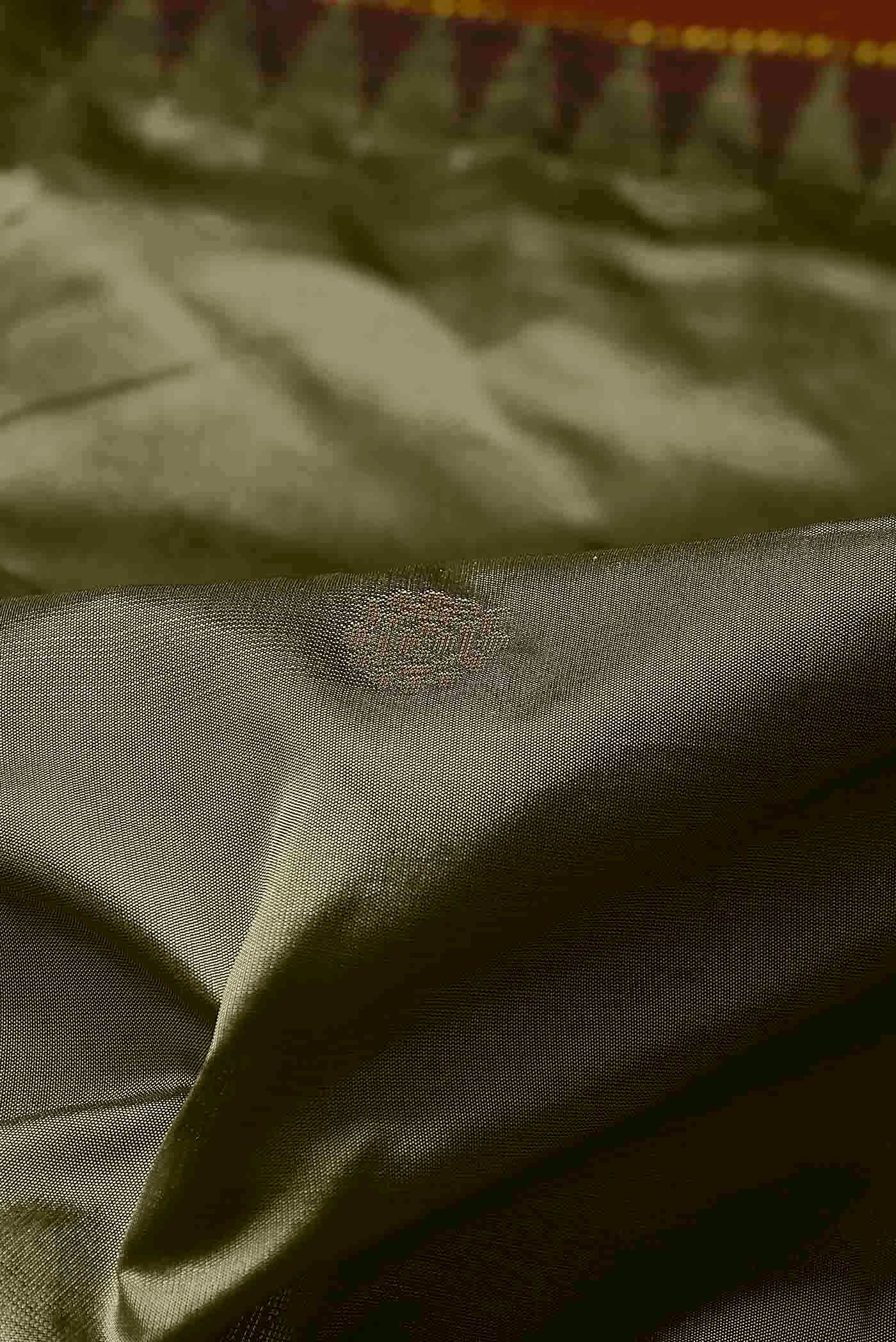 Beige Bangalore Silk Saree