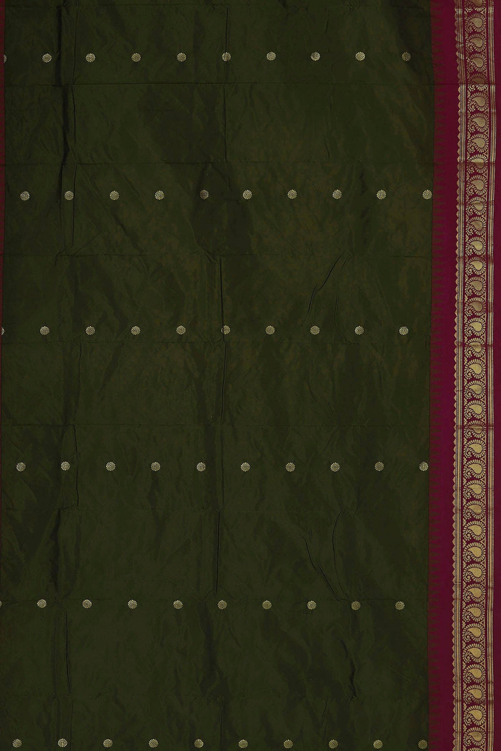 Green Blended Bangalore Silk Saree