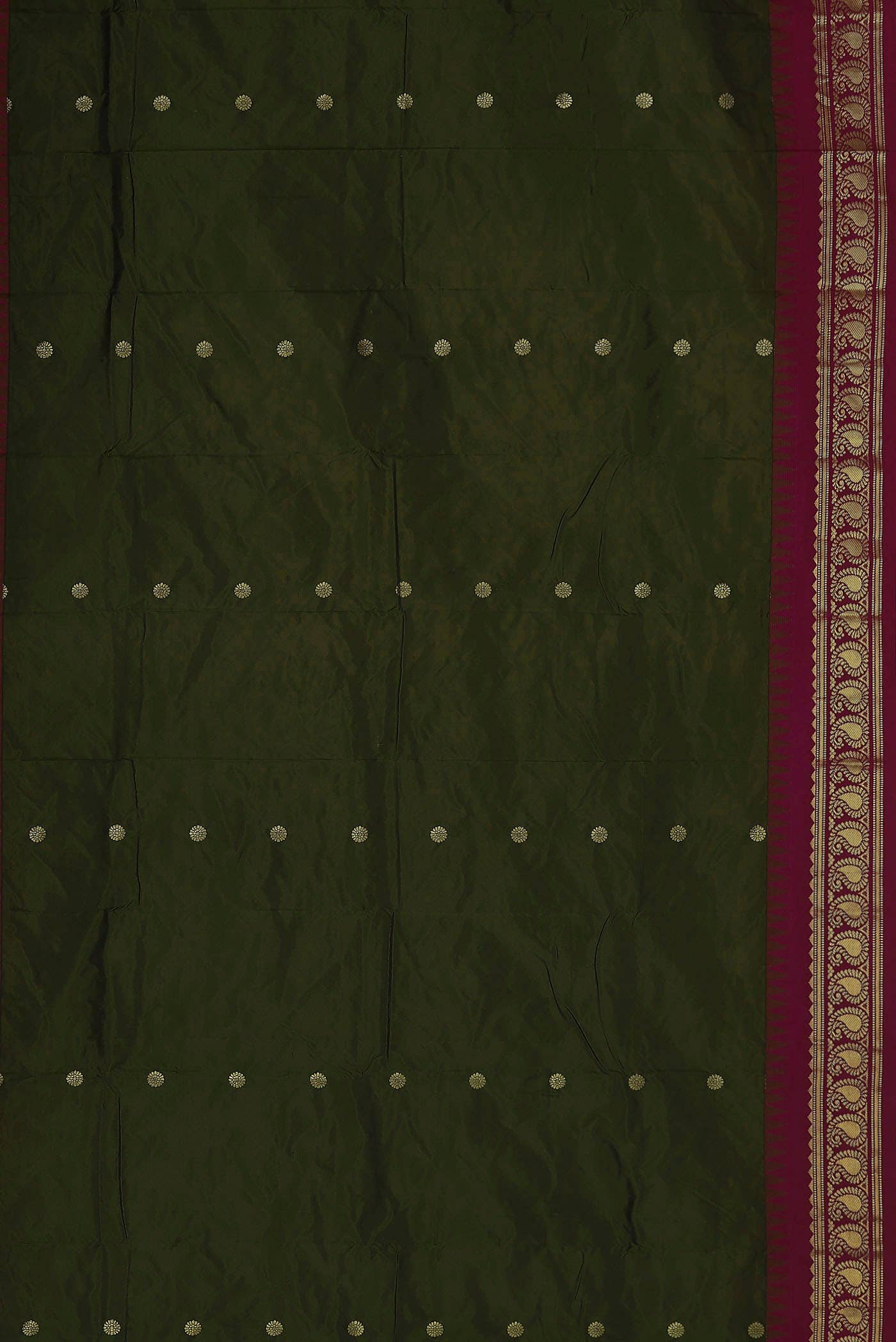 Green Blended Bangalore Silk Saree