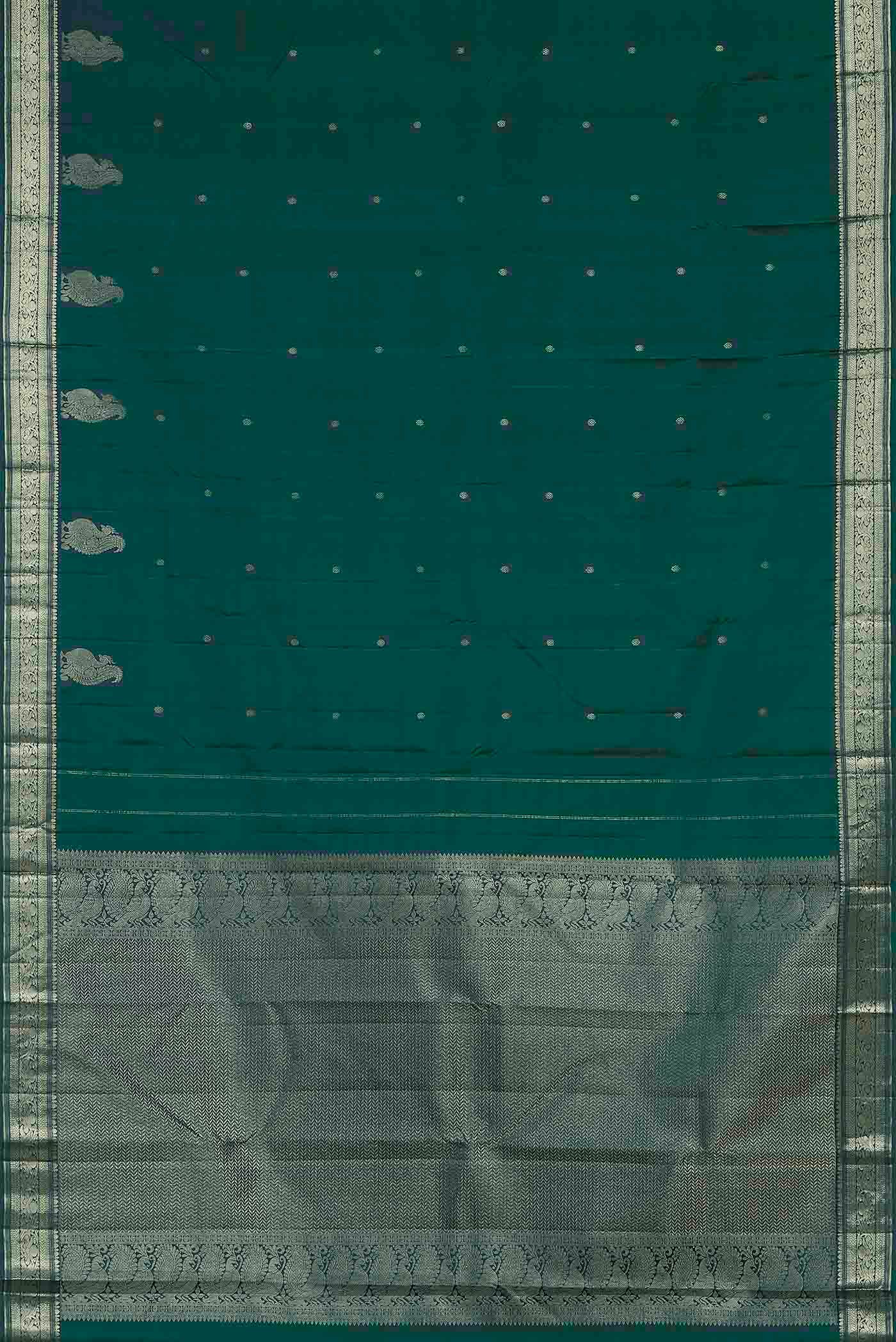 Green Kanchipuram Silk Saree
