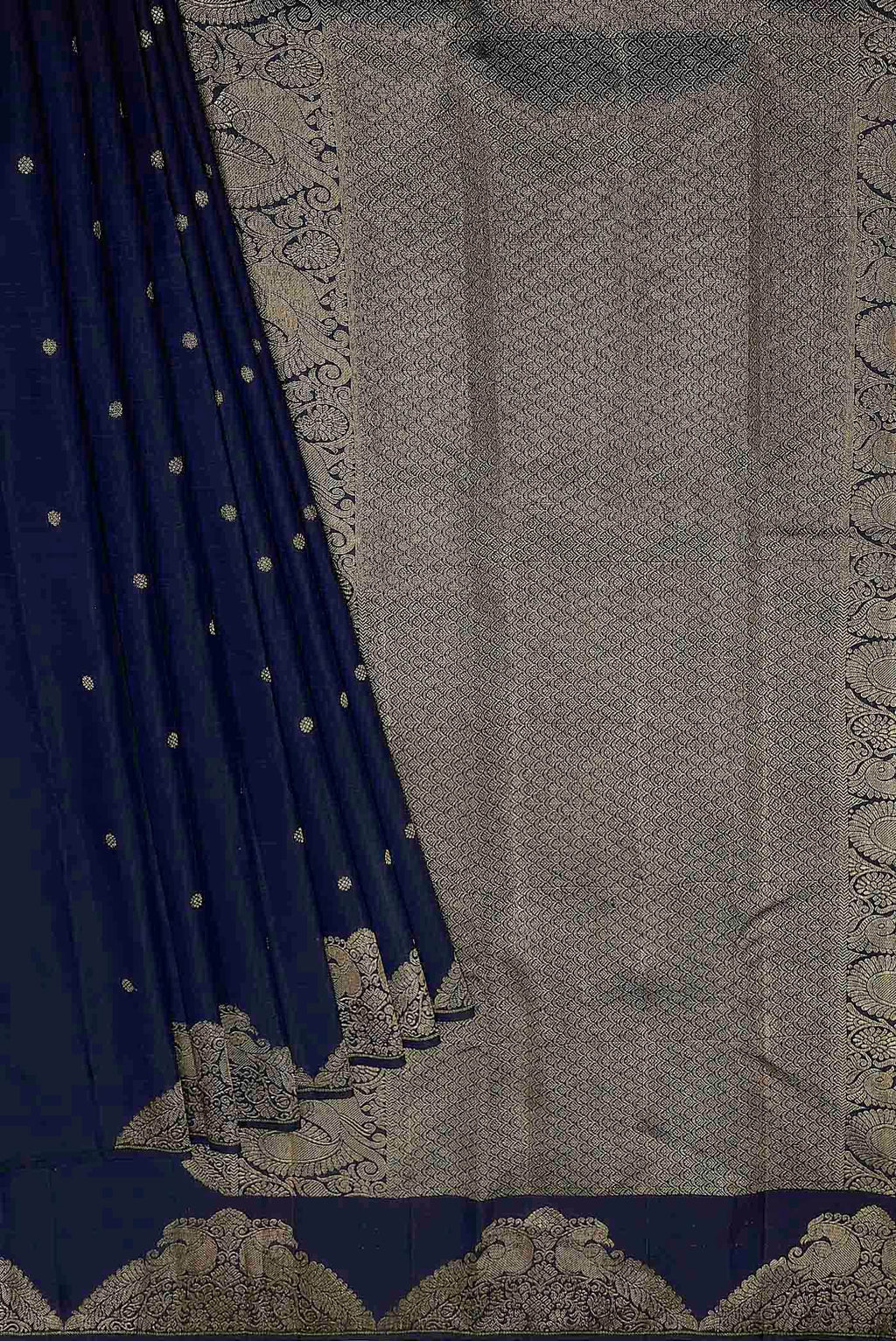 Blue Kanchipuram Silk Saree