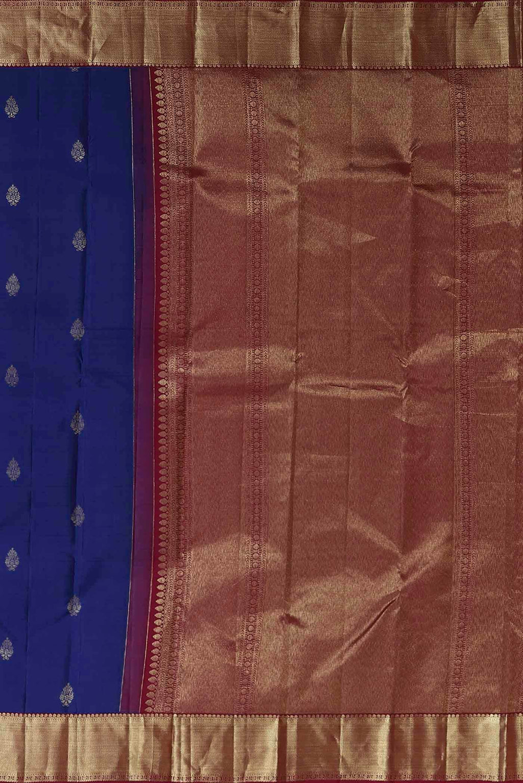Blue Kanchipuram Silk Saree