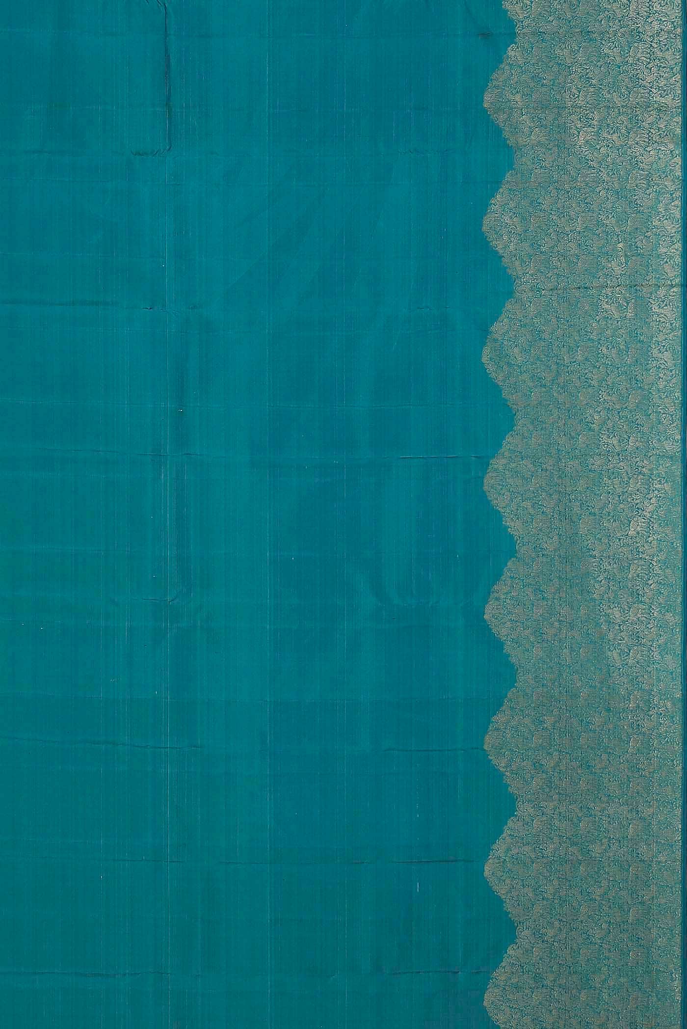 Blue Kanchipuram Silk Saree