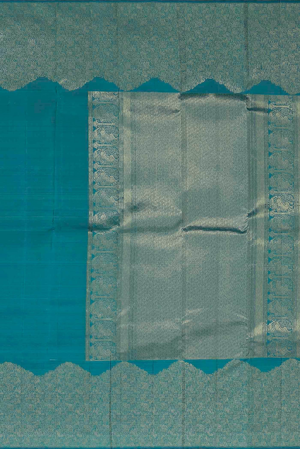 Blue Kanchipuram Silk Saree