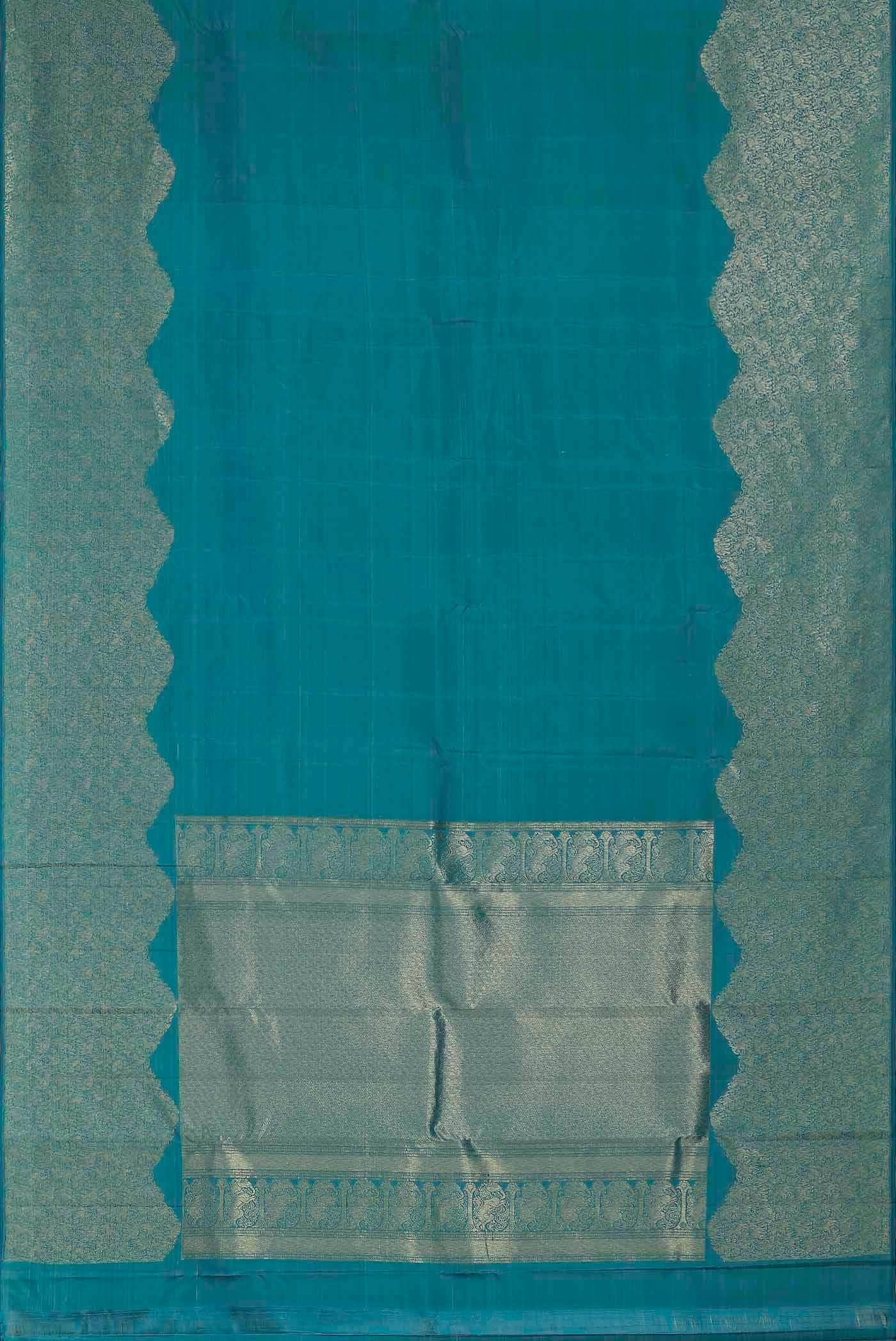 Blue Kanchipuram Silk Saree