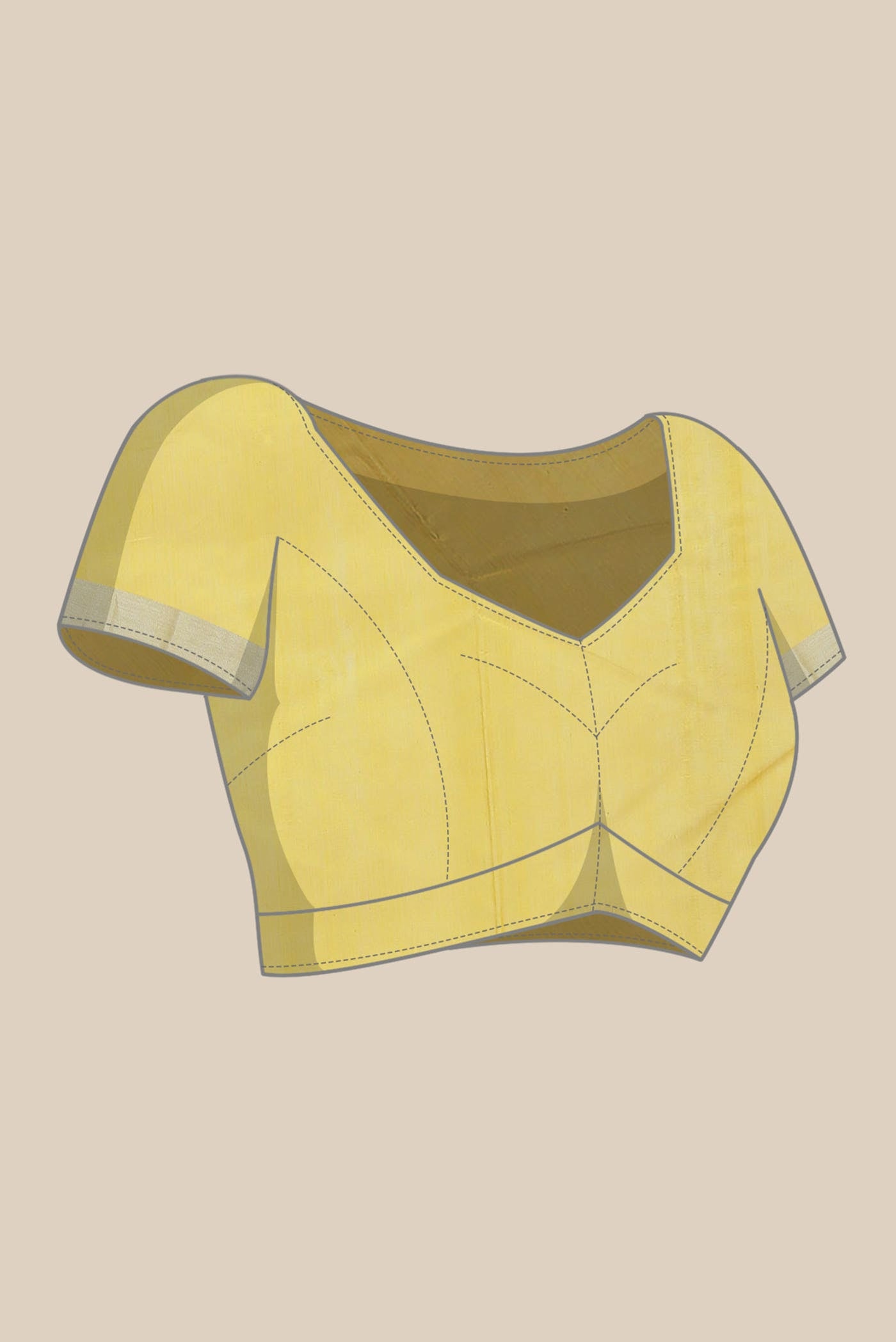 Yellow Chanderi Silk Cotton Saree