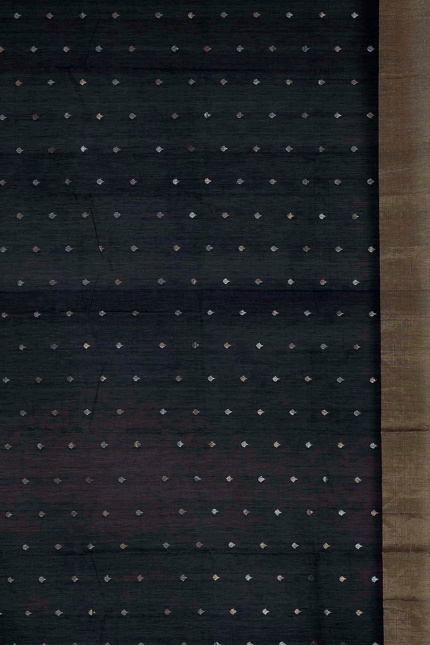 Blue Chanderi Silk Cotton Saree