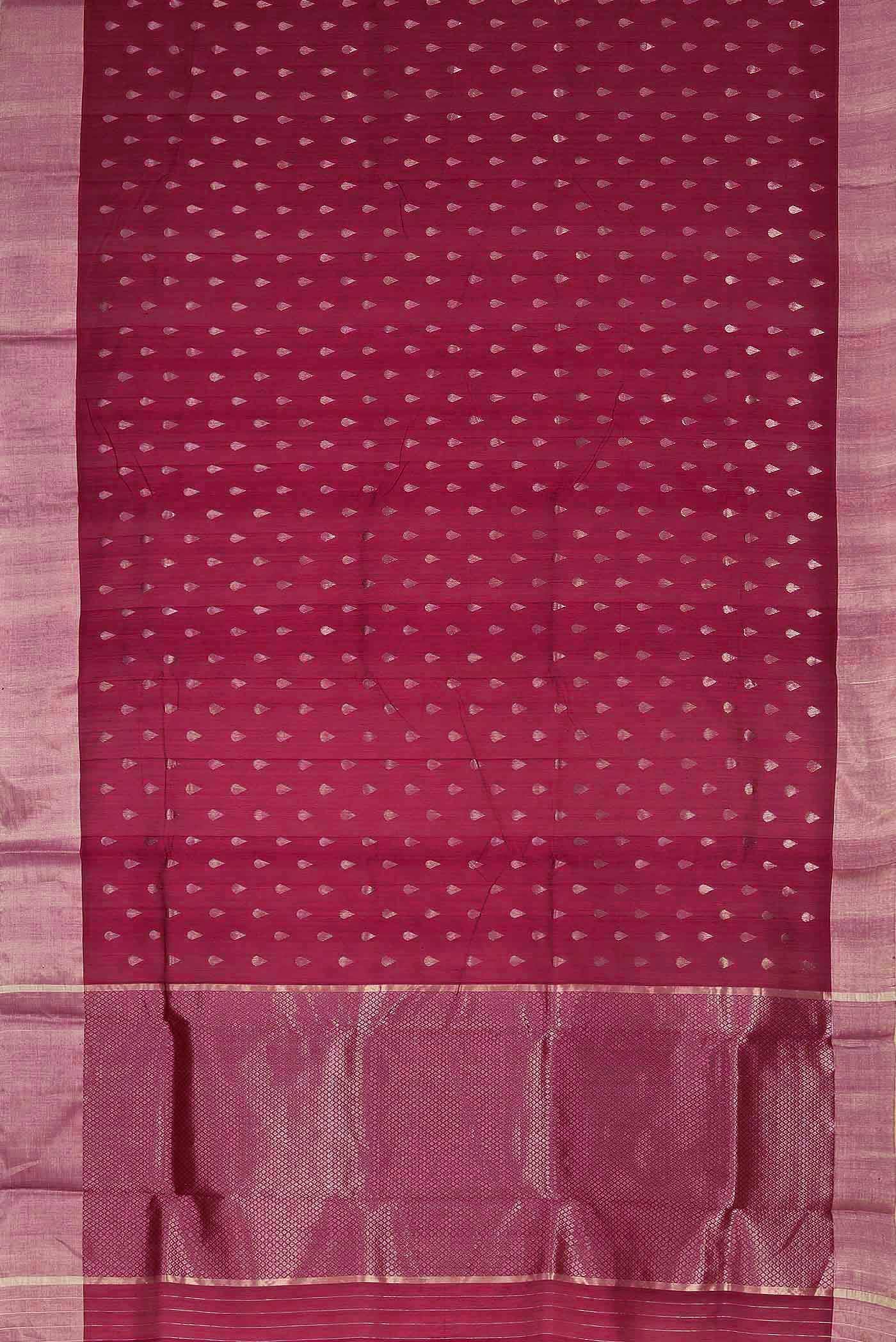 Pink Chanderi Silk Cotton Saree
