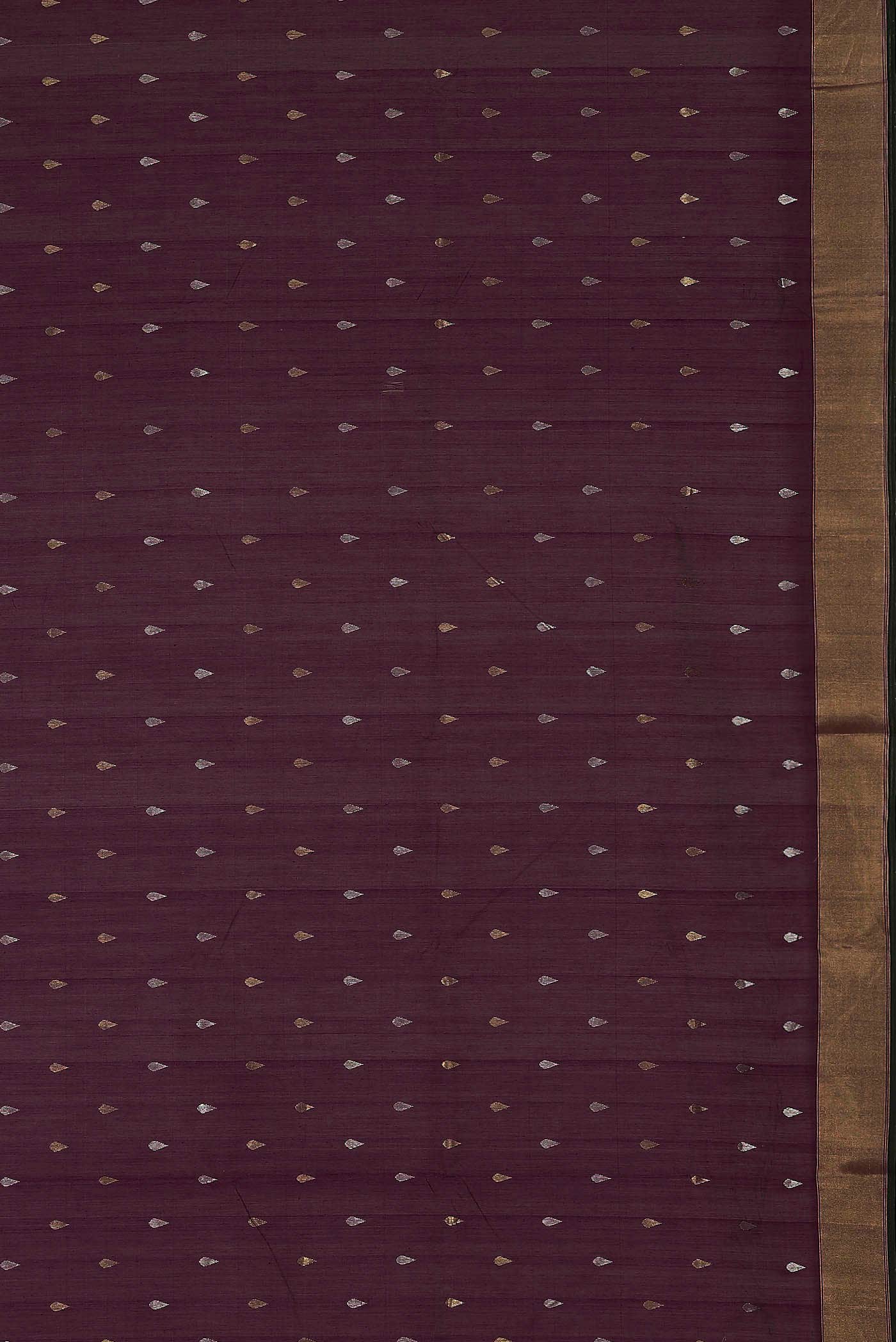 Purple Chanderi Silk Cotton Saree