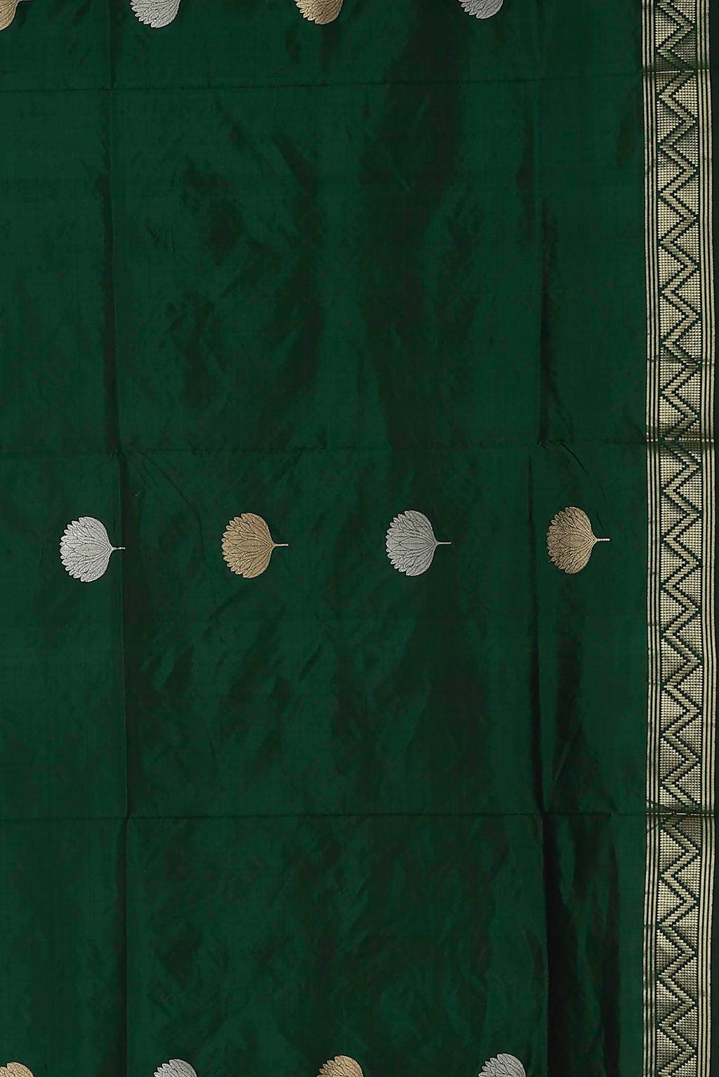 Green Banarasi Silk Saree