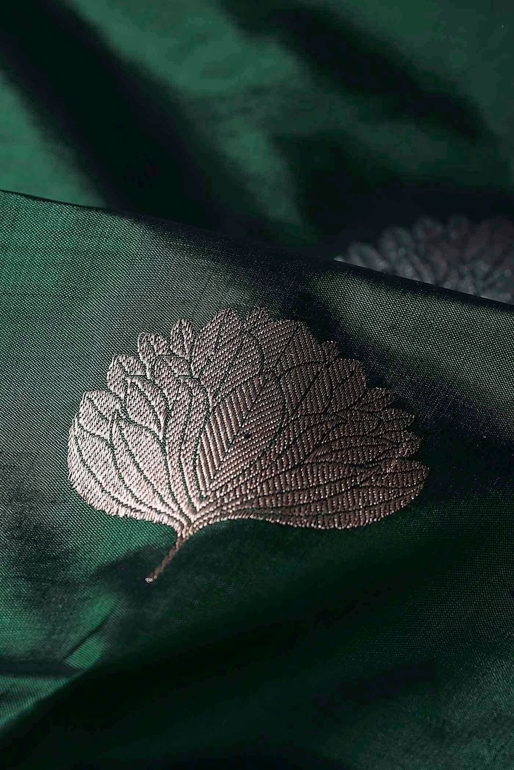 Green Banarasi Silk Saree