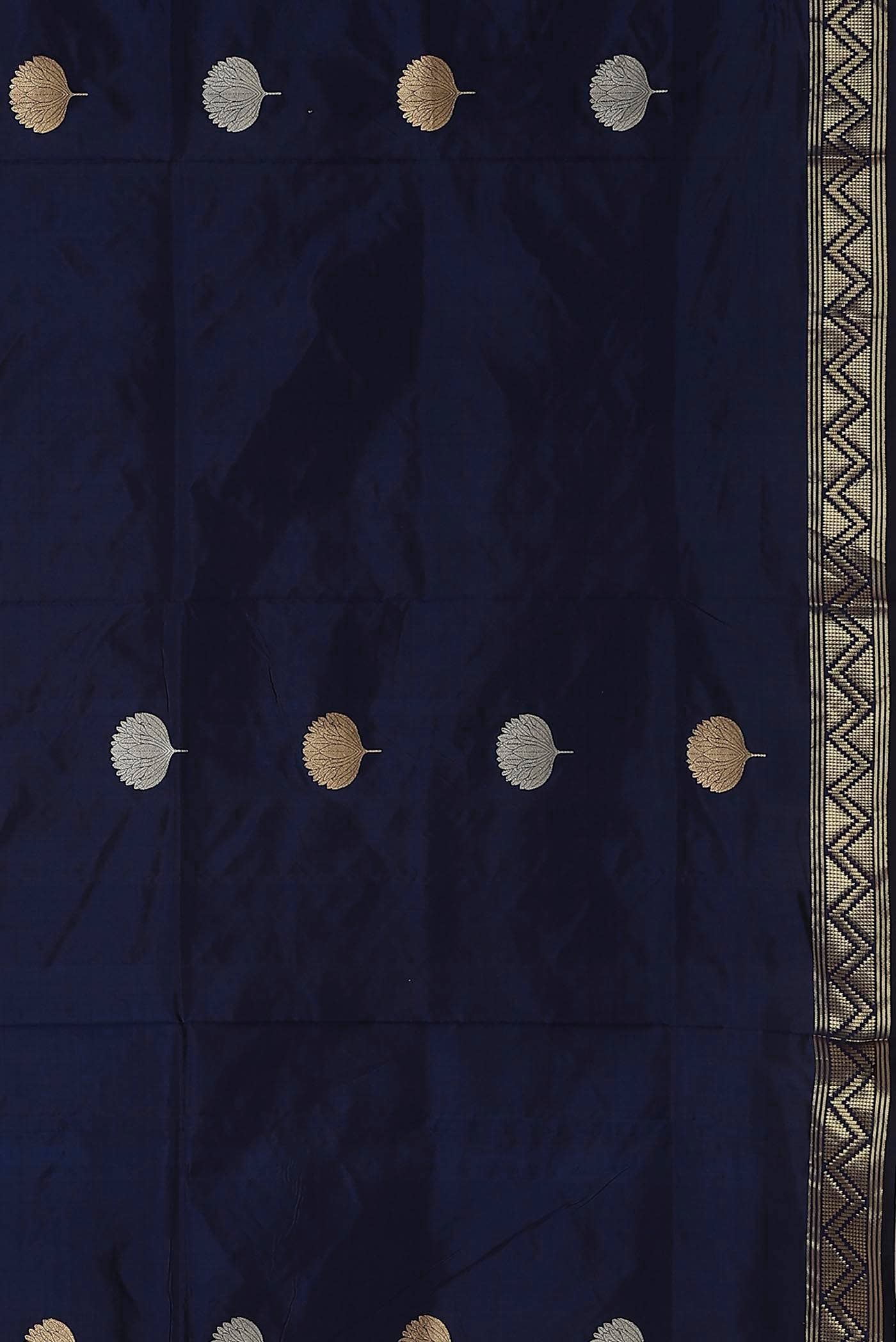 Blue Banarasi Silk Saree