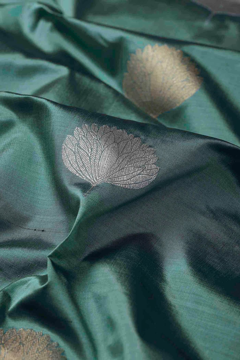 Green Banarasi Silk Saree