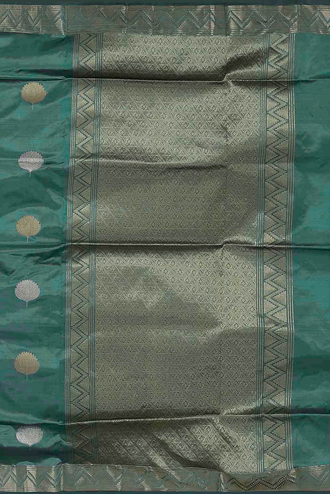 Green Banarasi Silk Saree