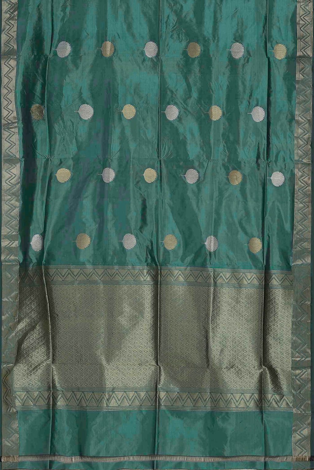 Green Banarasi Silk Saree