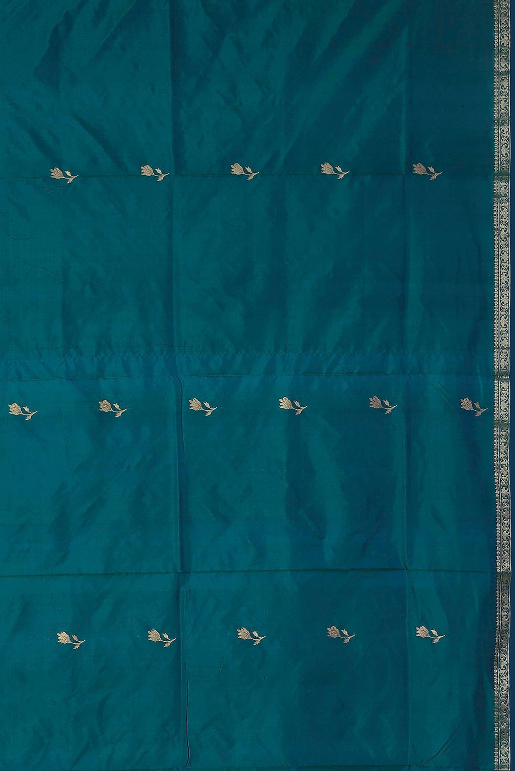 Blue Banarasi Silk Saree