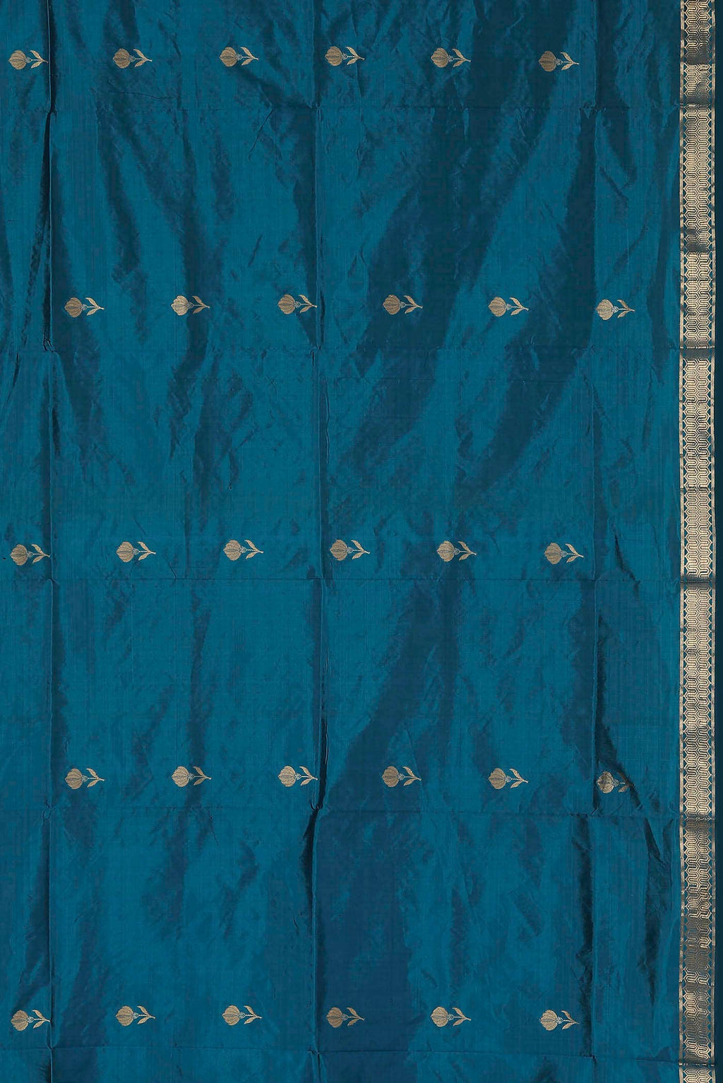 Blue Banarasi Silk Saree