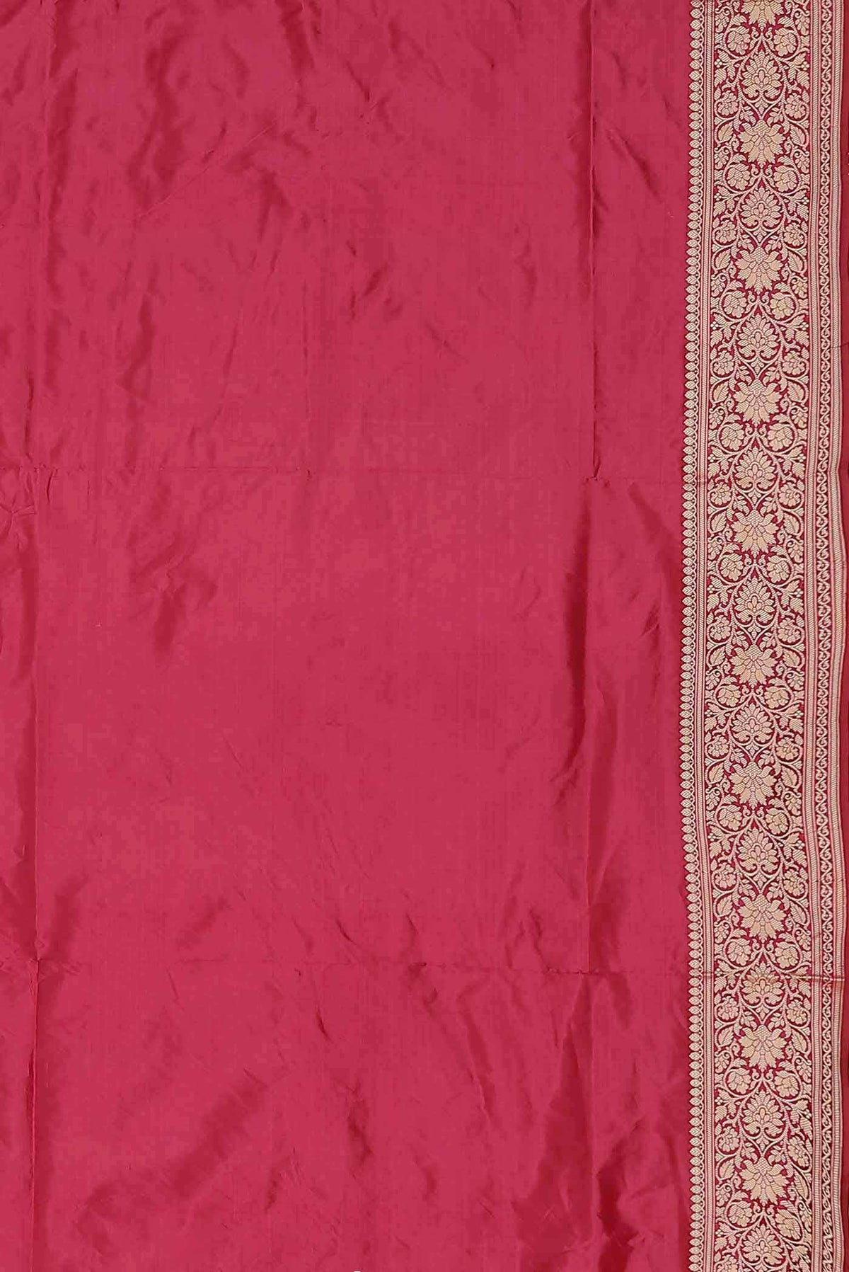 Pink Banarasi Katan Silk Saree