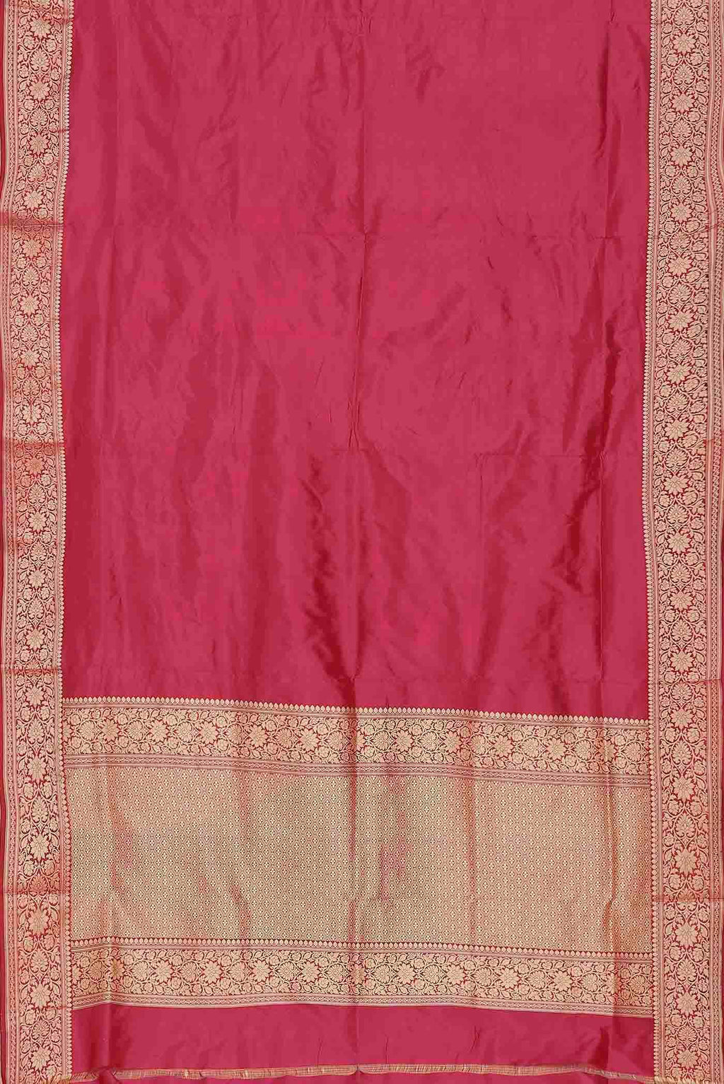 Pink Banarasi Katan Silk Saree