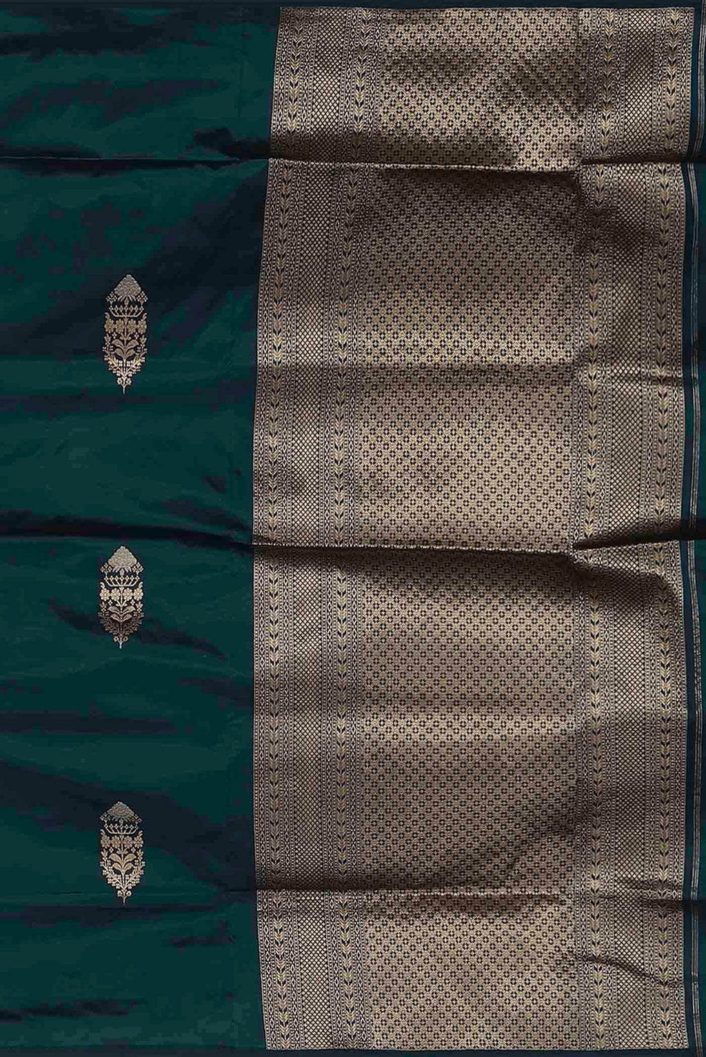 Blue Banarasi Silk Saree