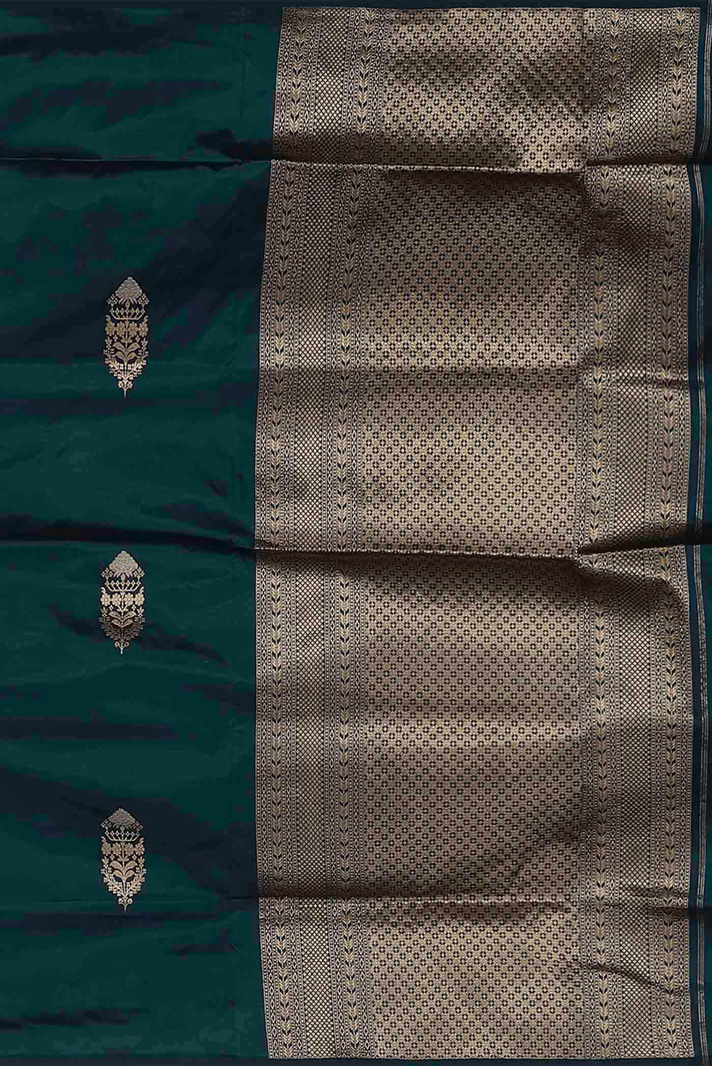 Blue Banarasi Silk Saree
