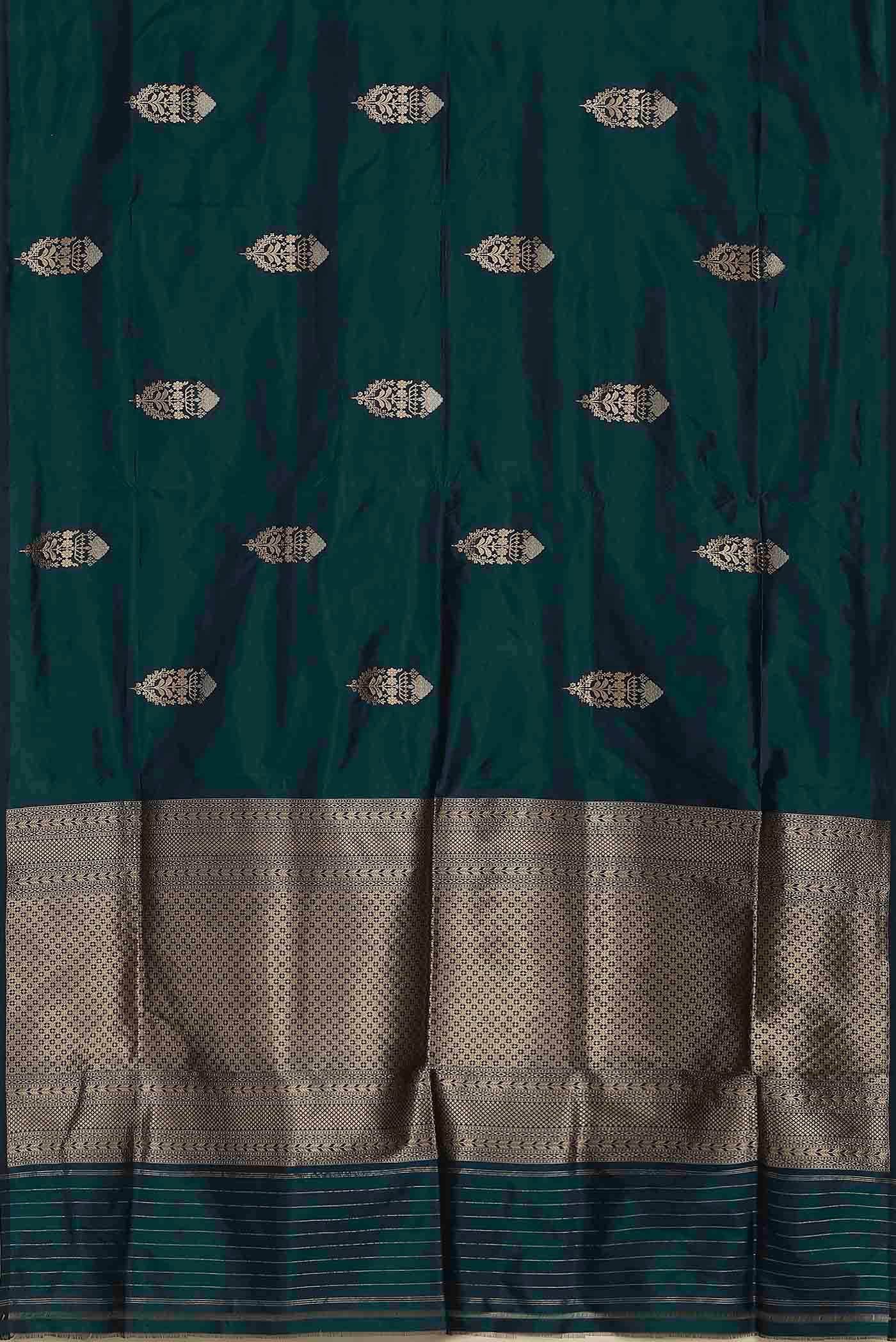 Blue Banarasi Silk Saree