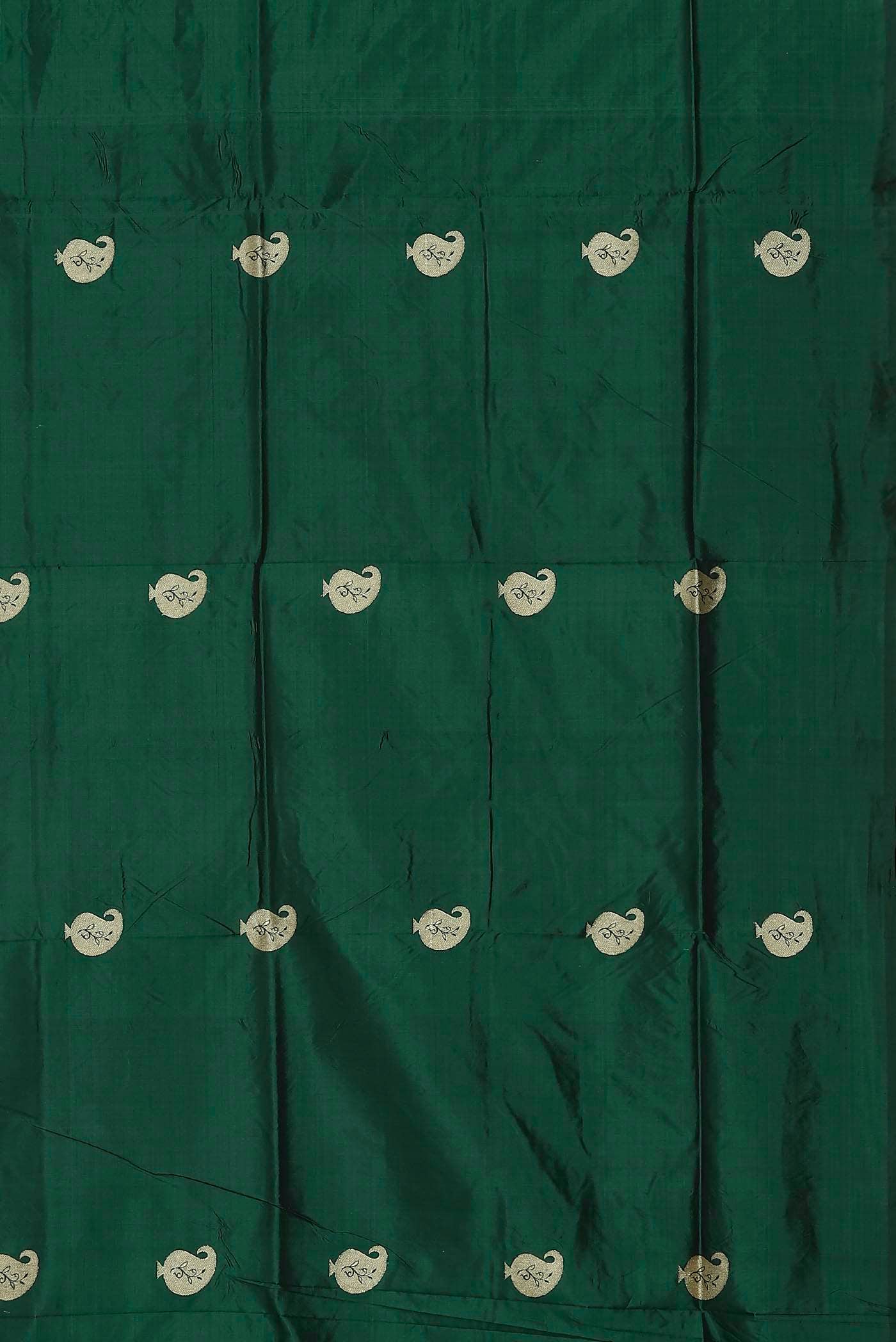 Green Banarasi Katan Silk Saree