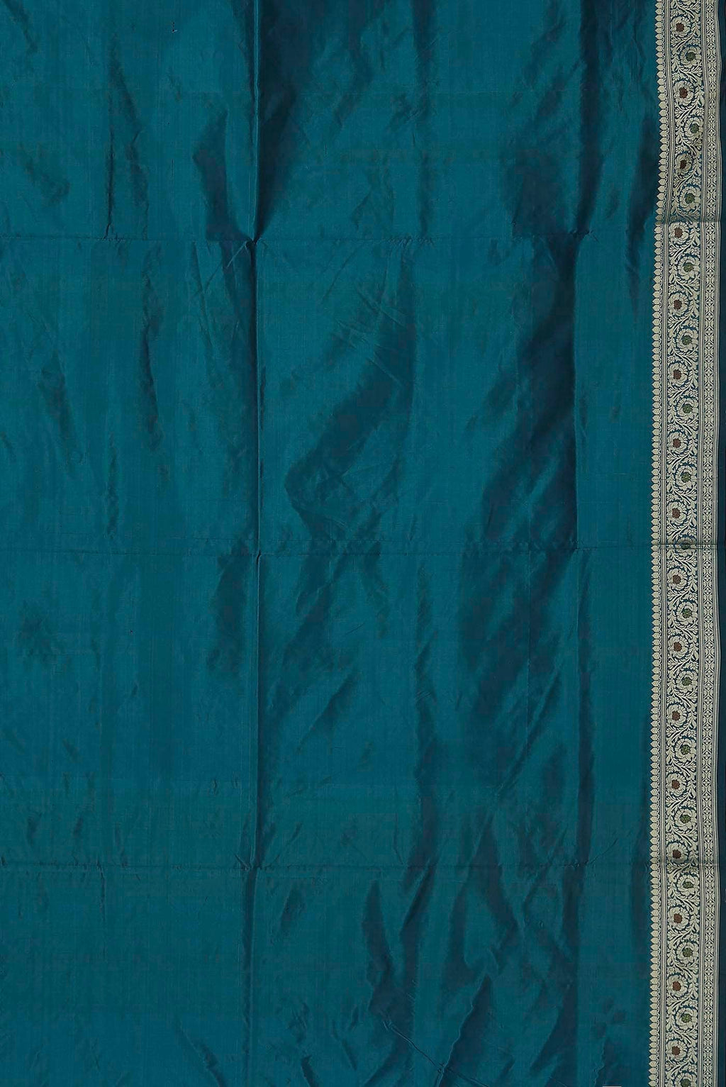 Blue Banarasi Katan Silk Saree