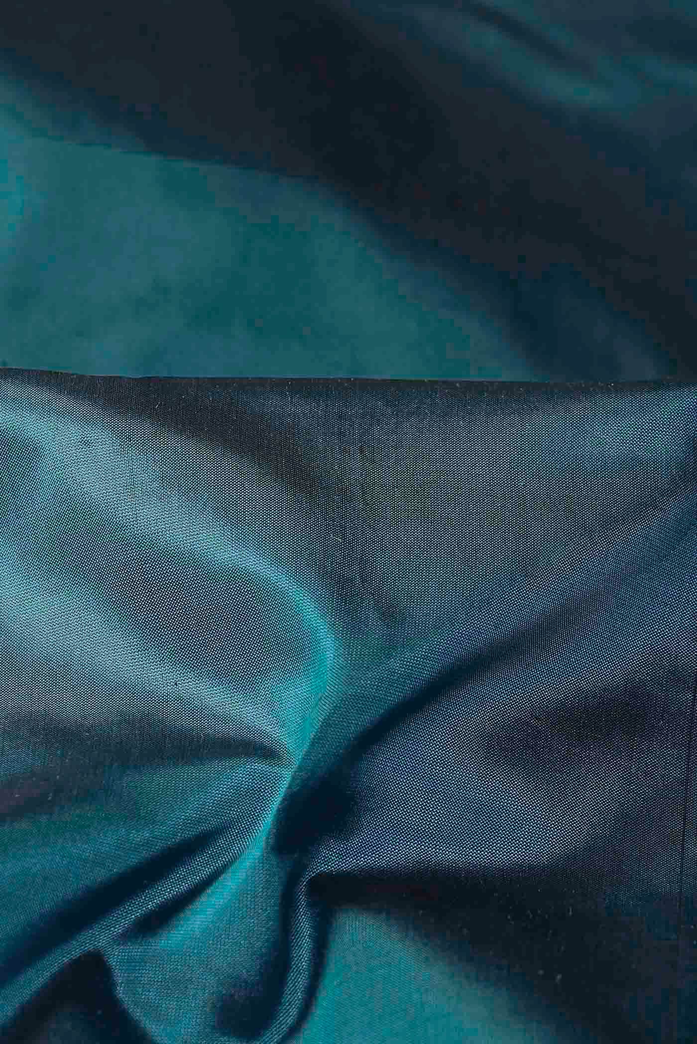 Blue Banarasi Katan Silk Saree